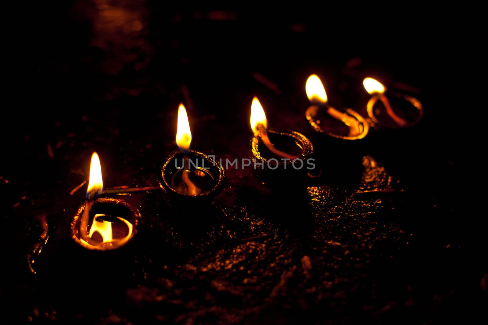 Diwali lights. India