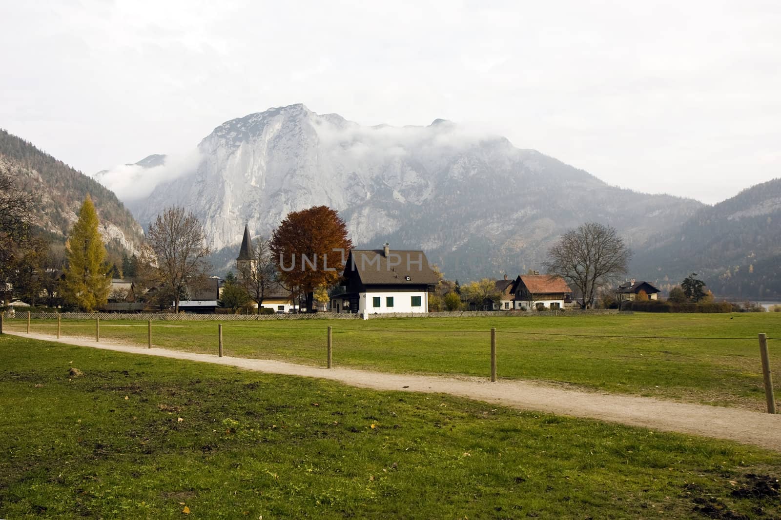 Altaussee alpine village in Austria  by evgeshag