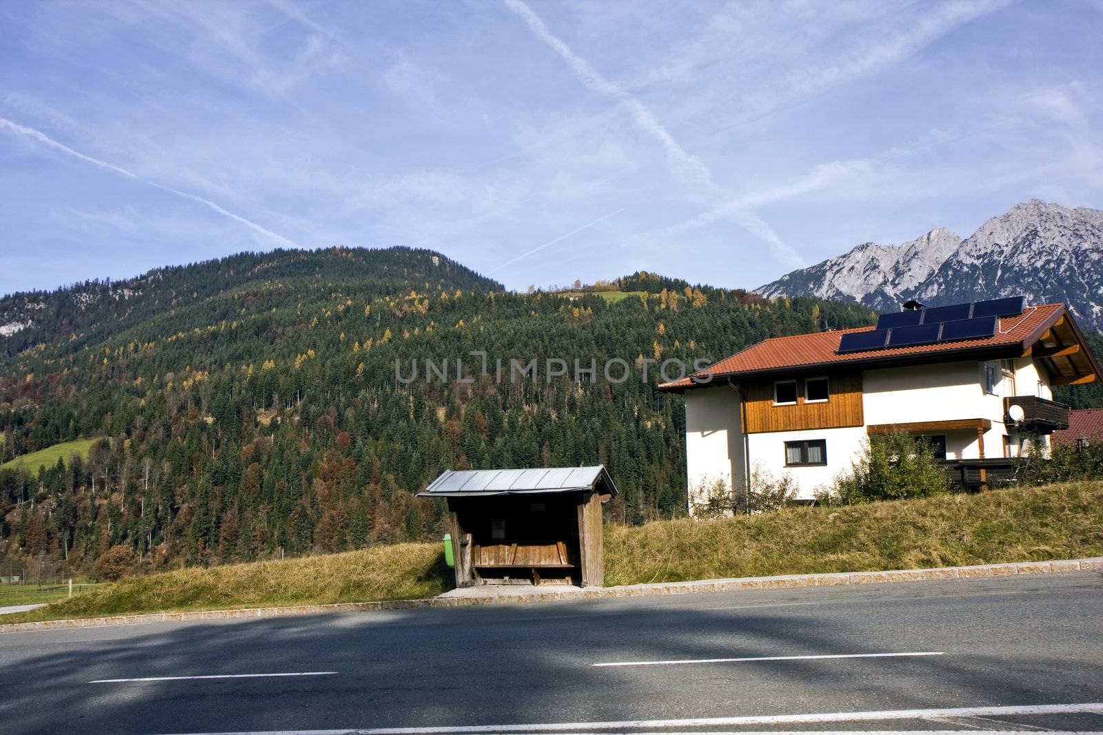 A small alpine Austrian village