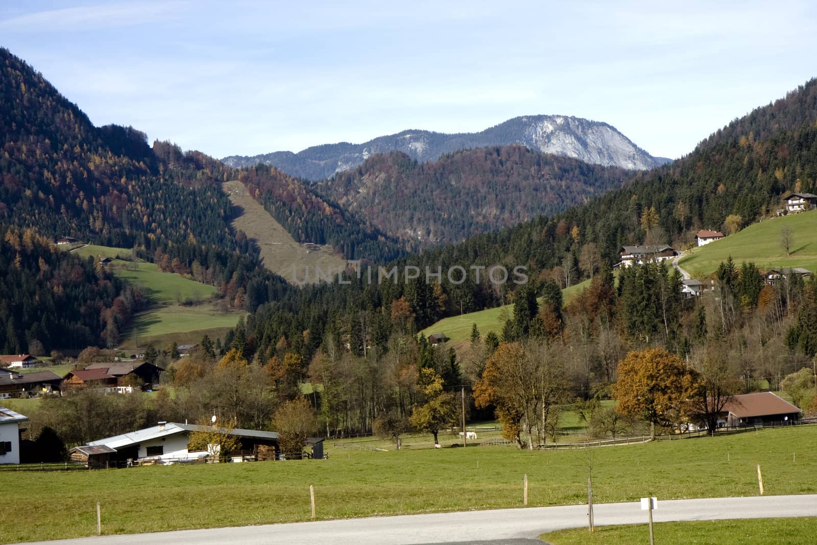 A small alpine Austrian village