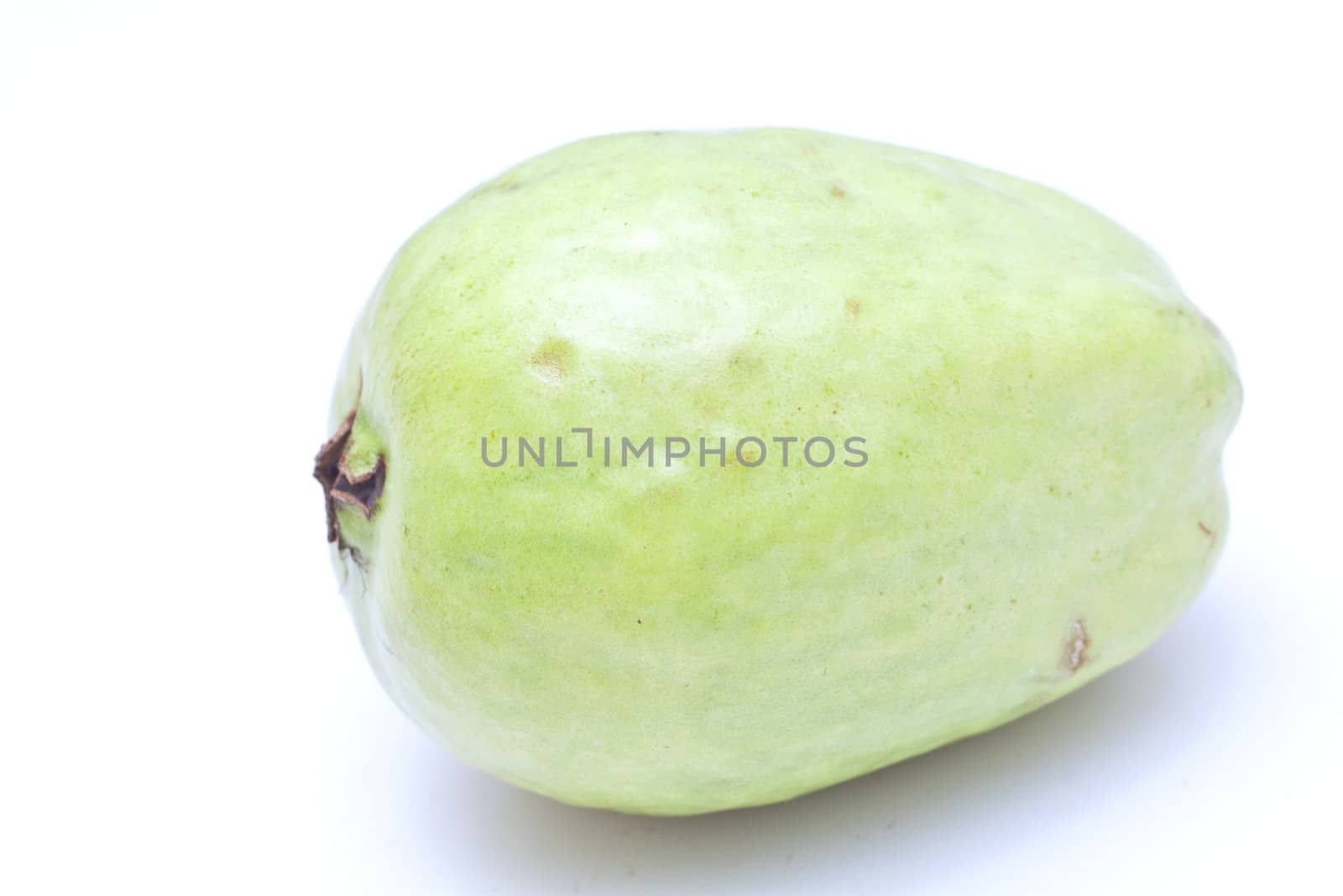 Guava fruit isolated on white background