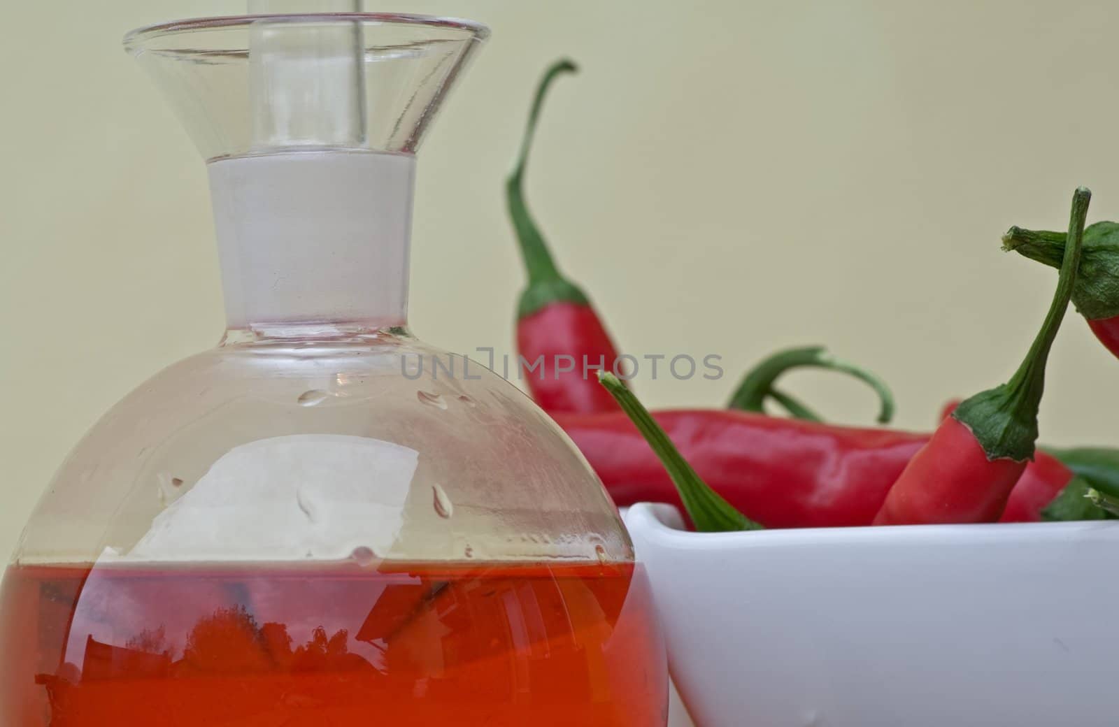 Hot pepper and spicy oil