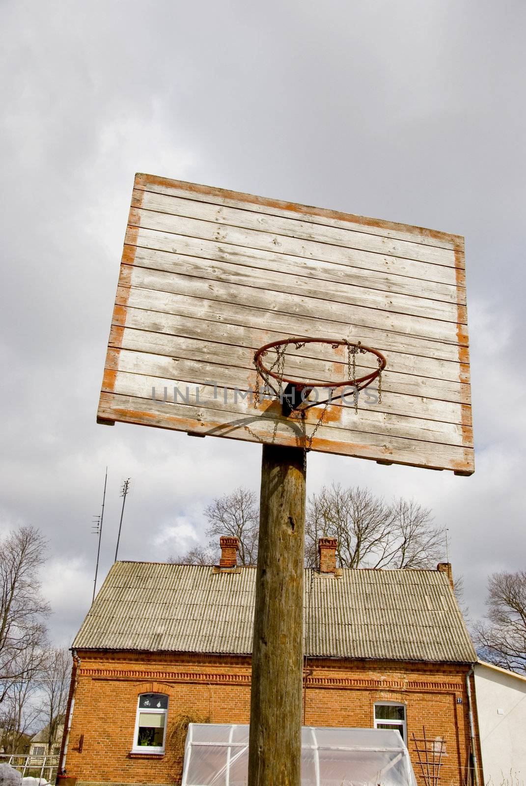 Self-mad basketball board. by sauletas