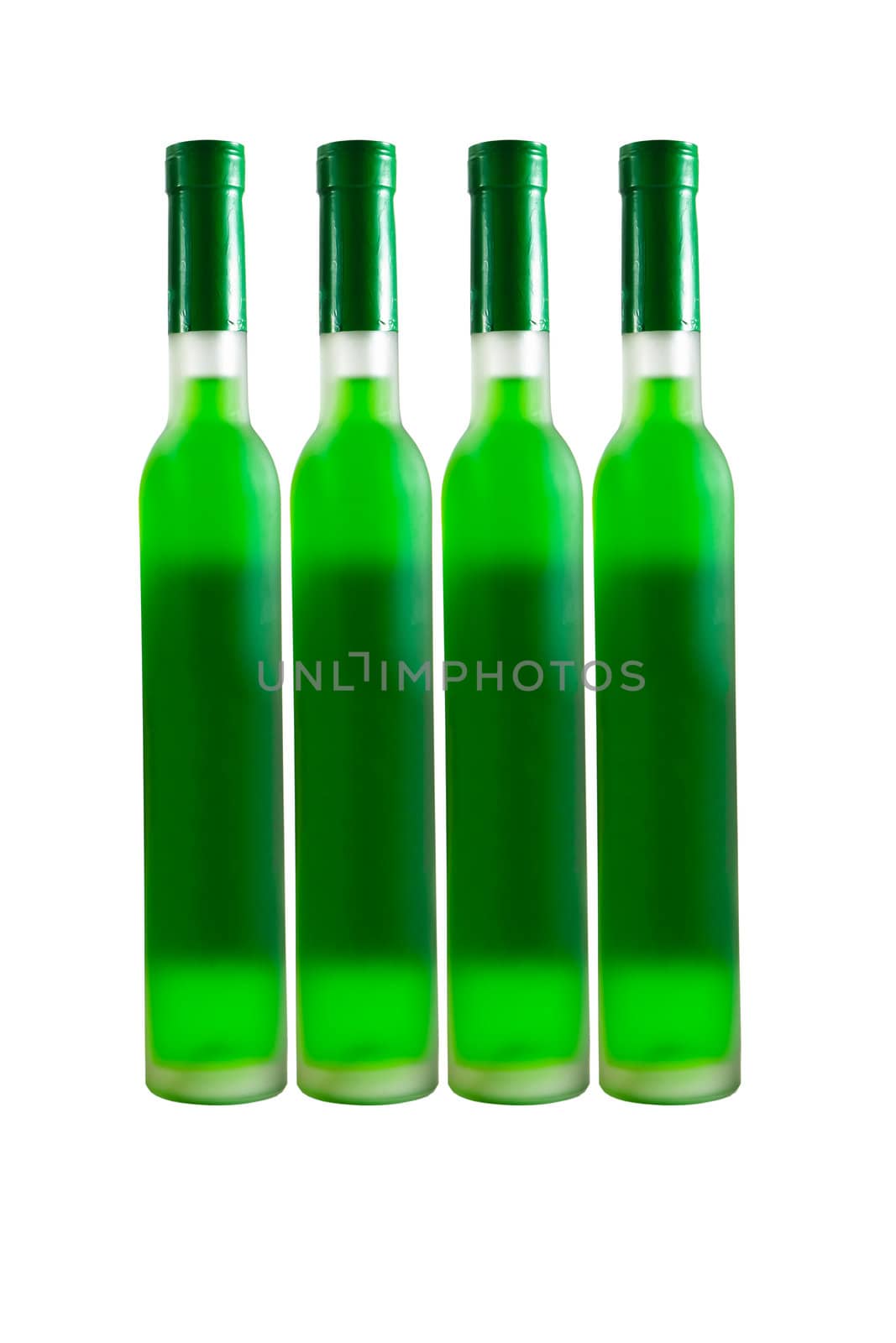 Green wine bottles  by stoonn