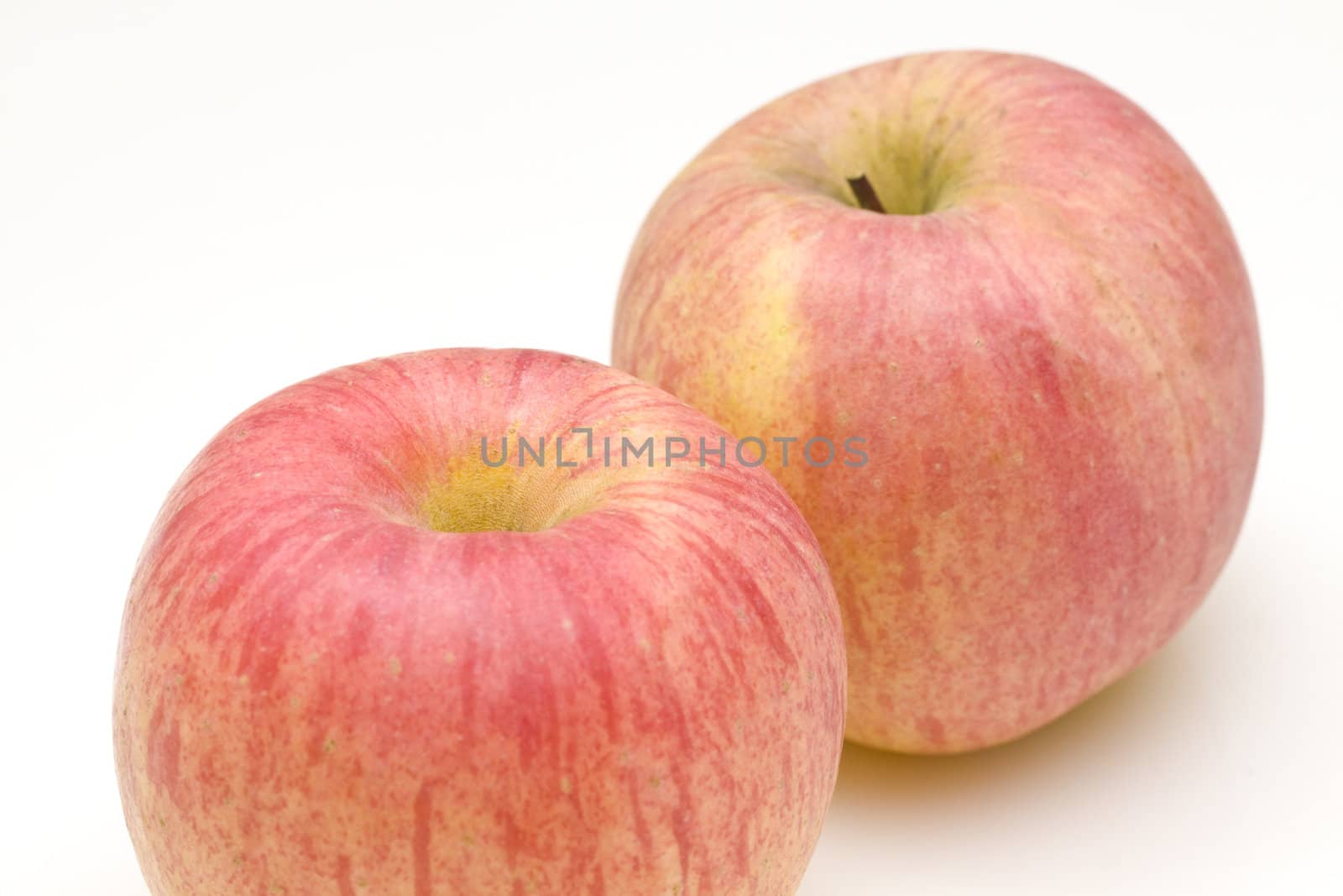 Apples isolated on white background