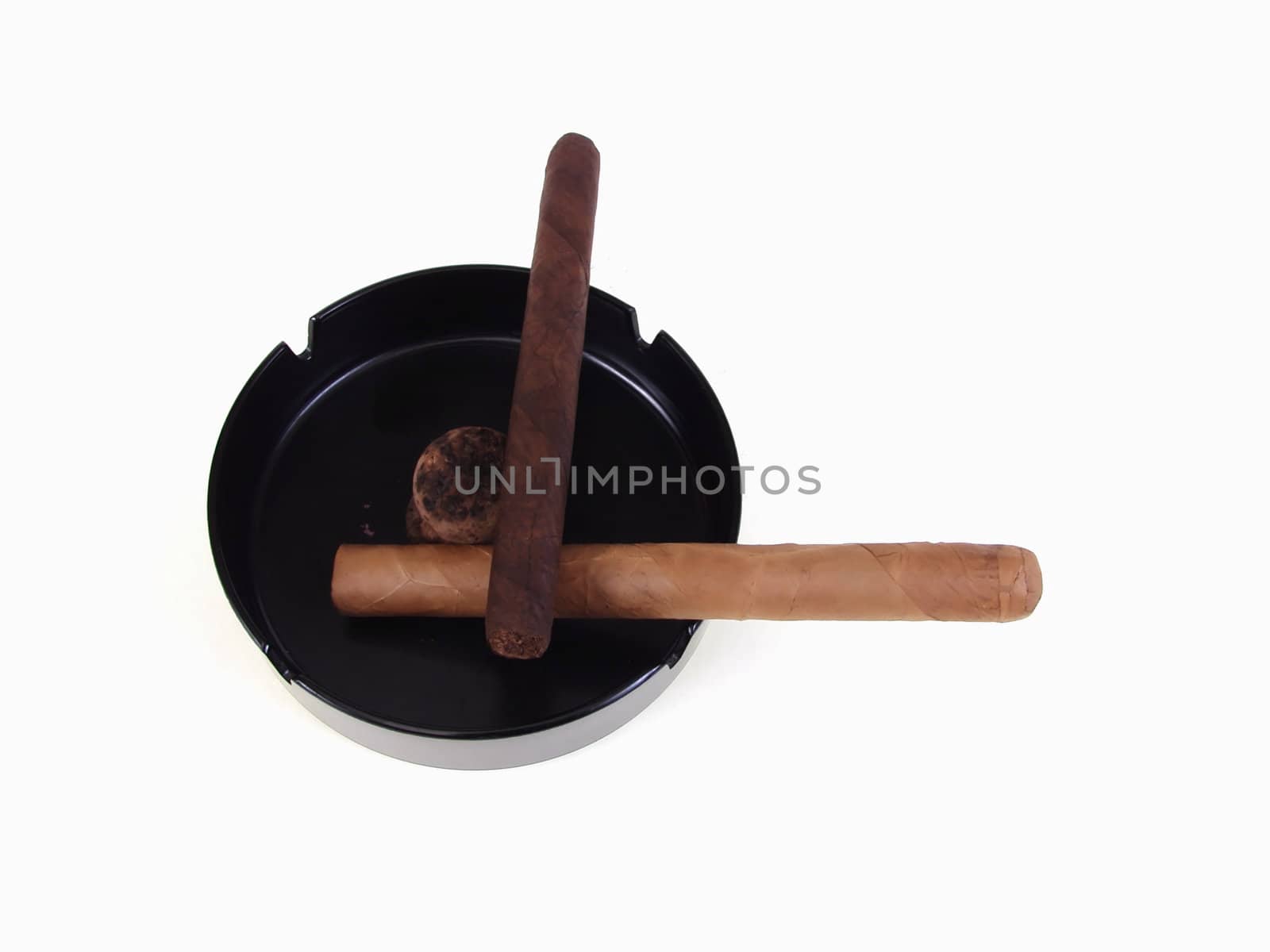 Two Unlit Cigars with Ashtray by RGebbiePhoto