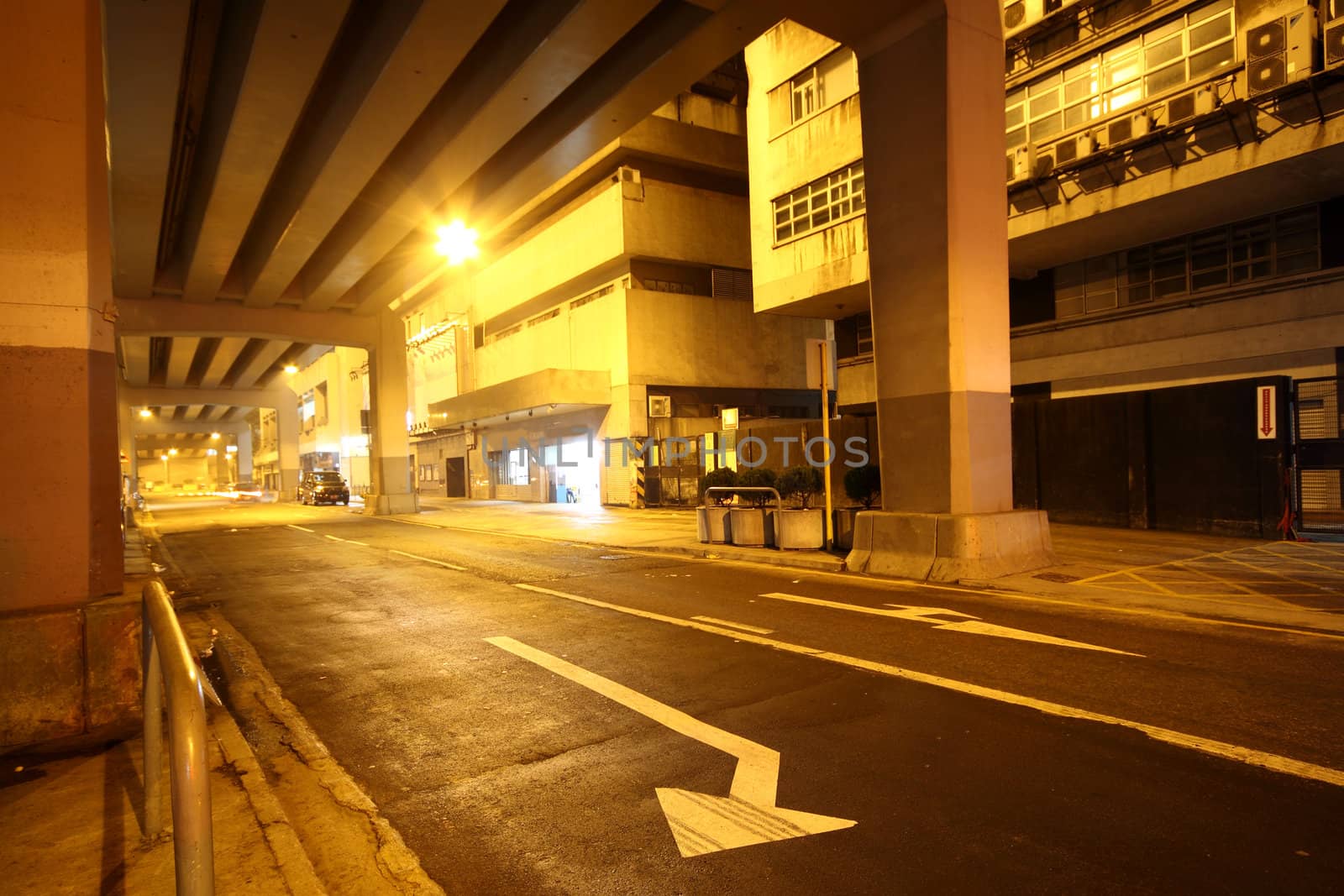 Modern urban landscape  in hong kong.