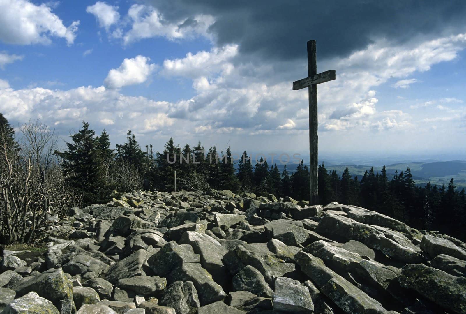 Summit of Lusen (Bavarian Forest)