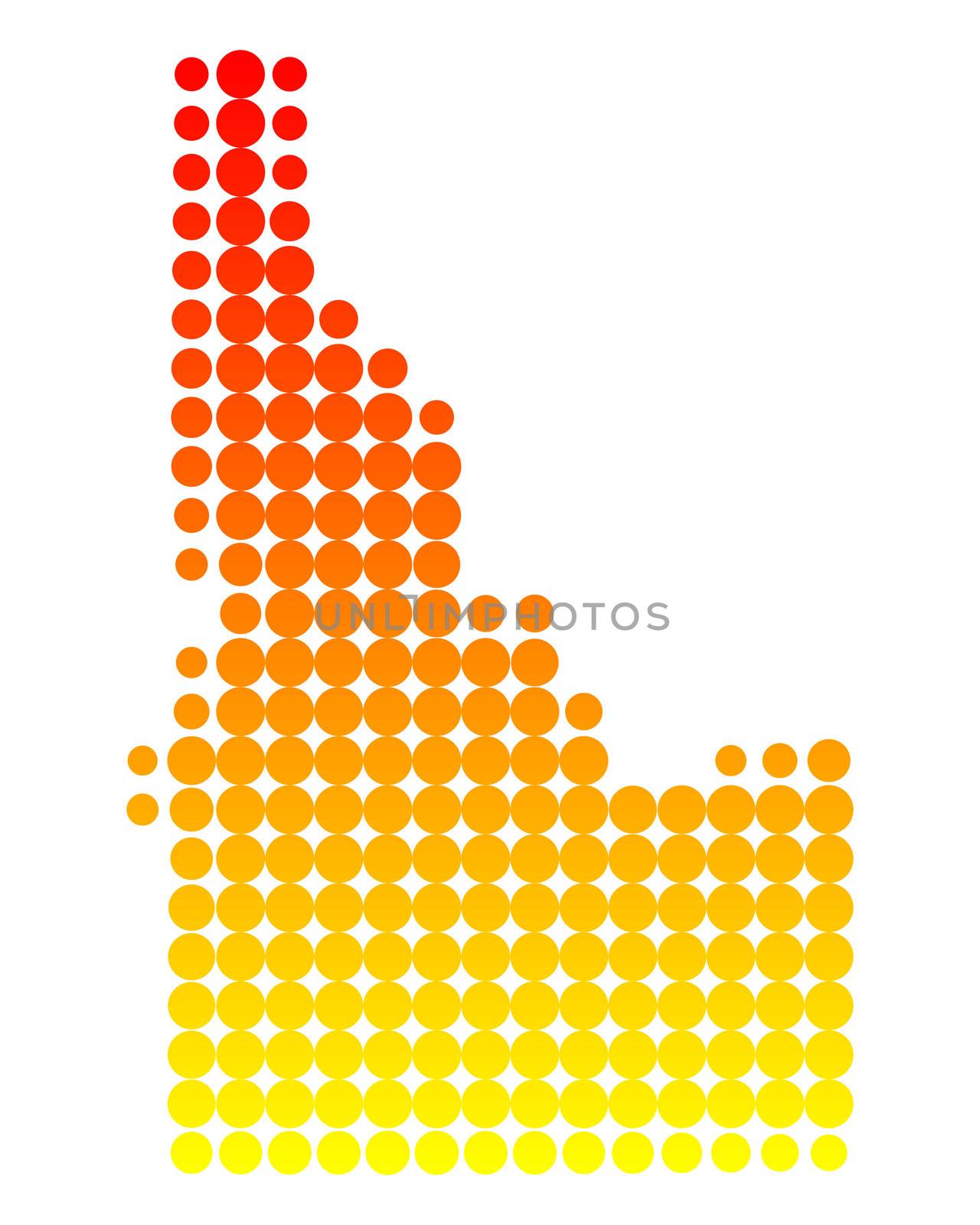 Map of Idaho