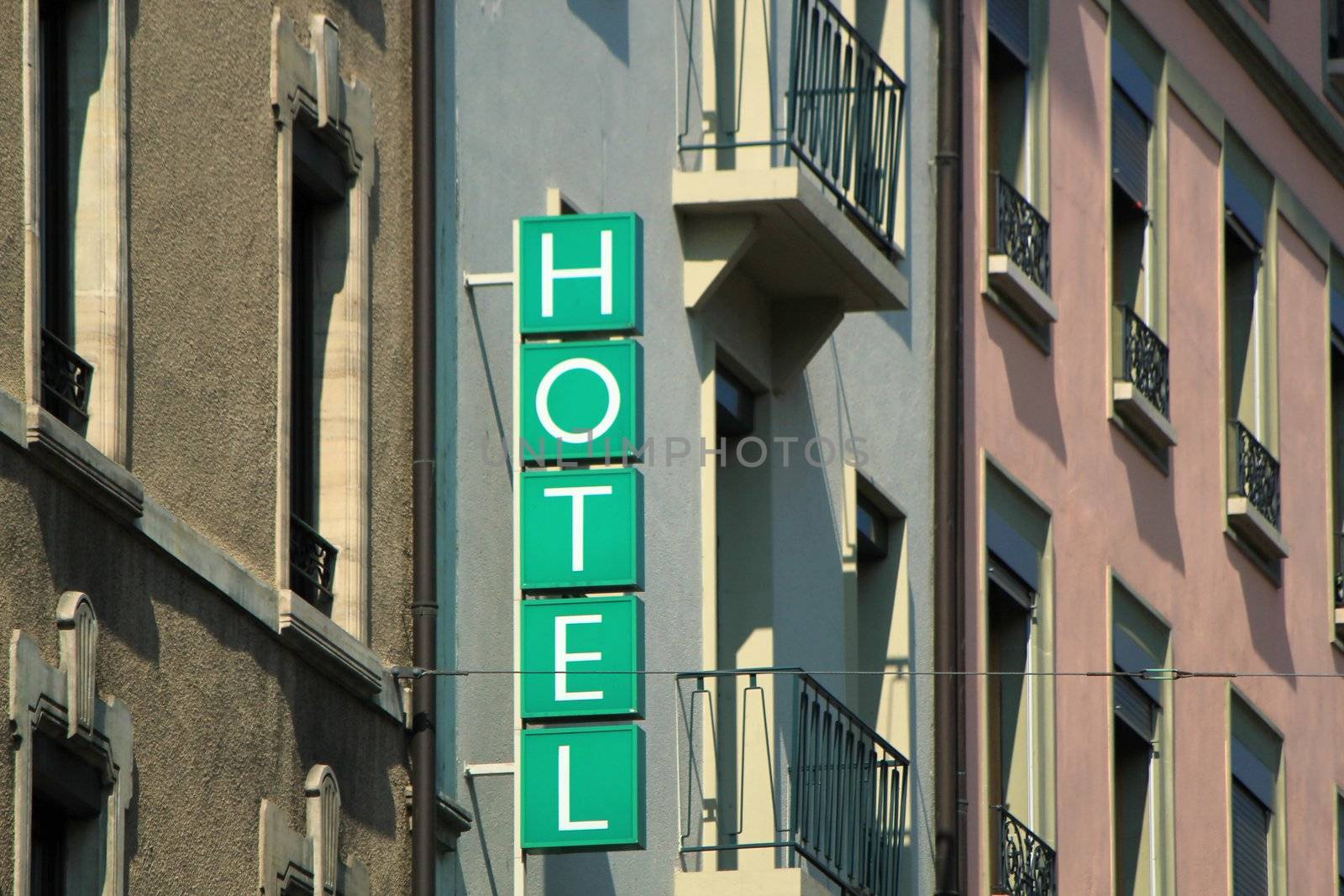 Hotel sign by Elenaphotos21