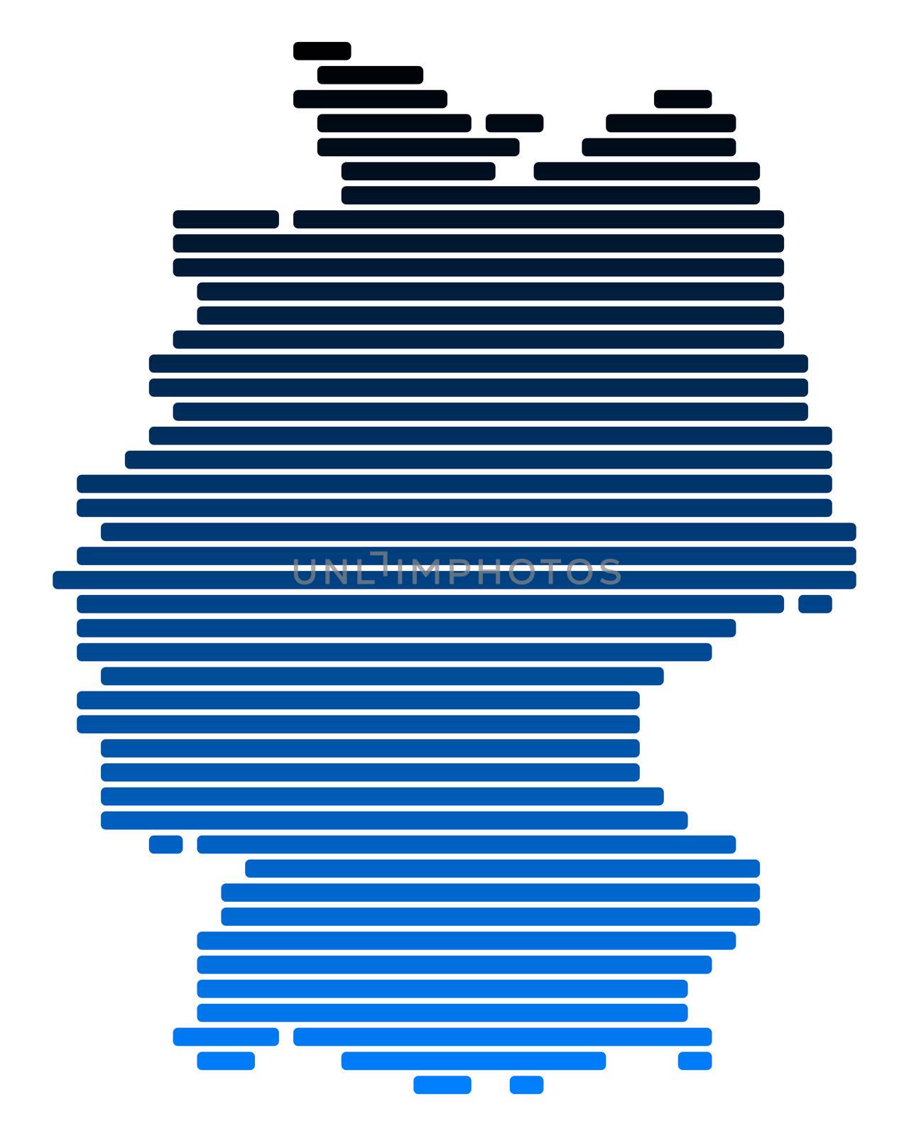 Map of Germany by rbiedermann