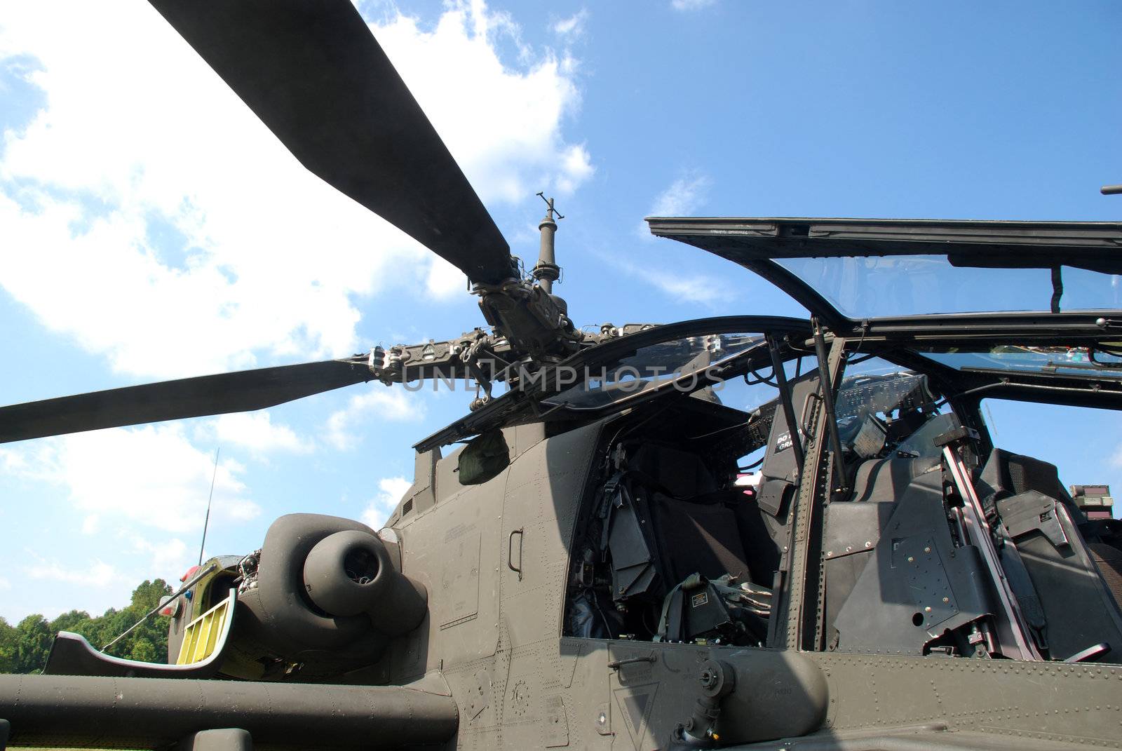 stock pictures of the detail of engines in a helicopter
