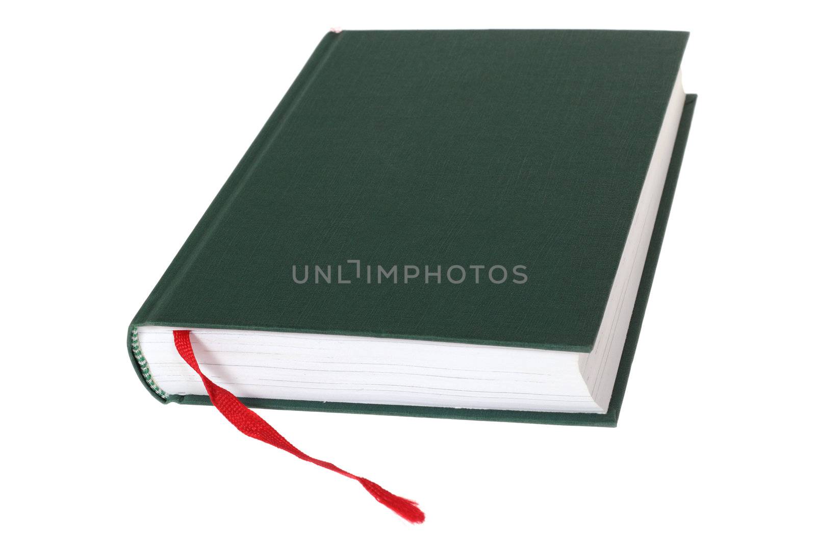 green book, photo on the white background