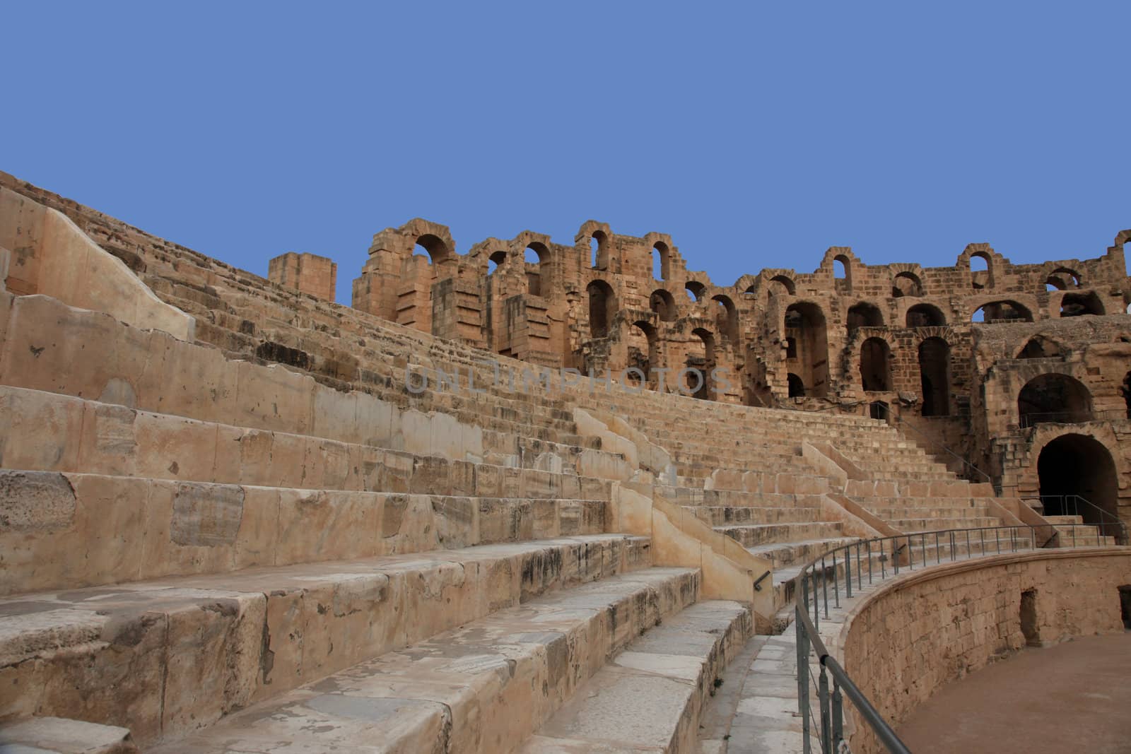 The amphitheater in El-Jem, Tunisia