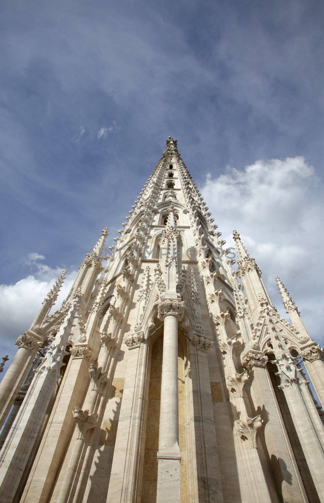 Tower of Zagreb Cathedral by atlas