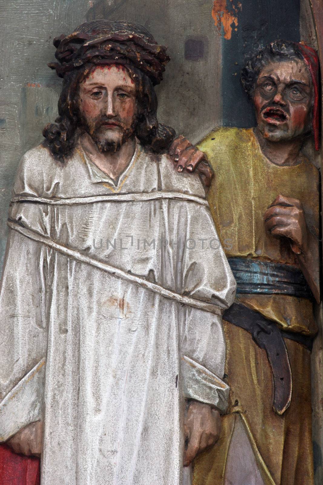 1st Stations of the Cross, Jesus is condemned to death