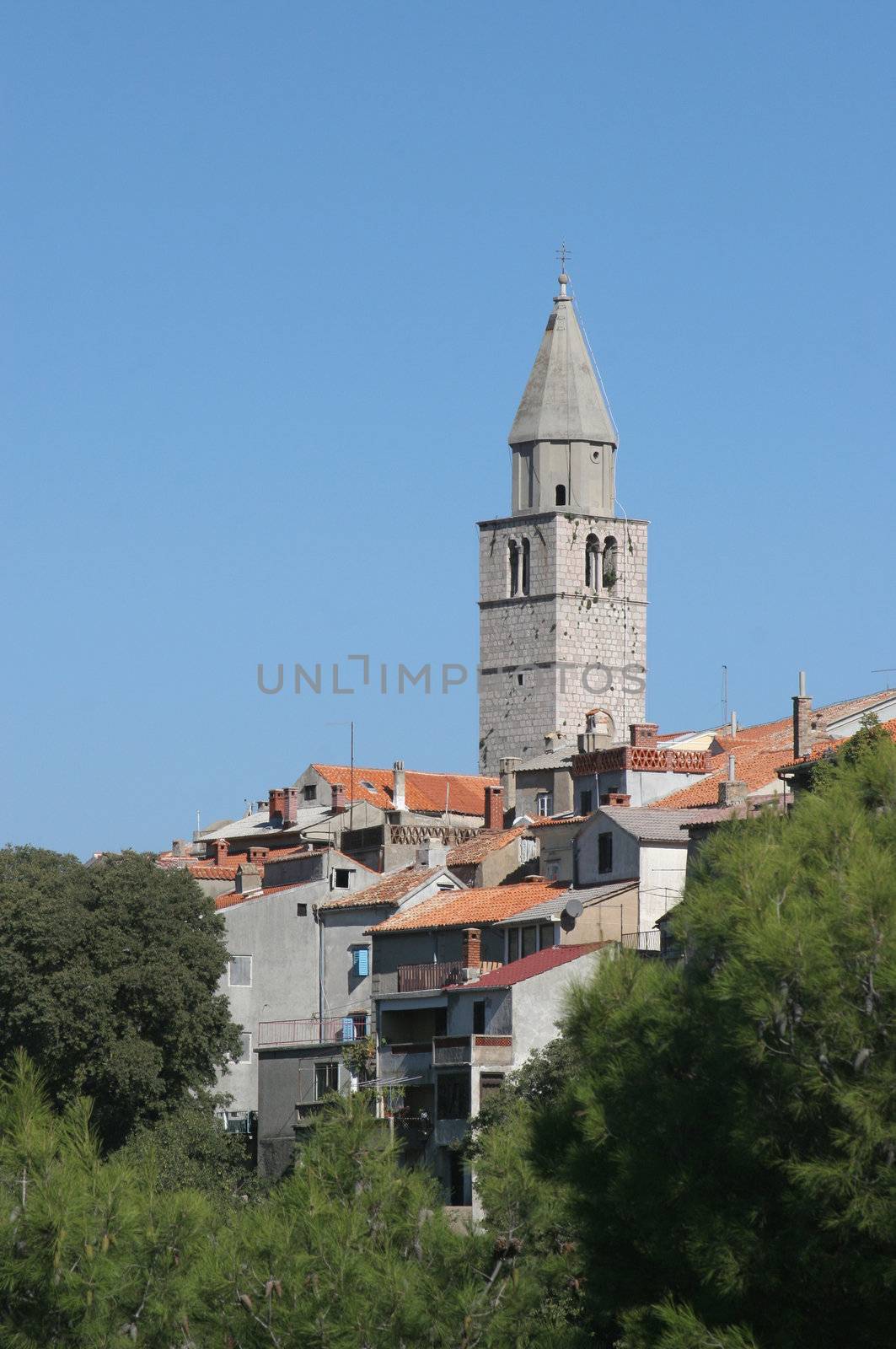 City of Vrbnik, Croatia by atlas