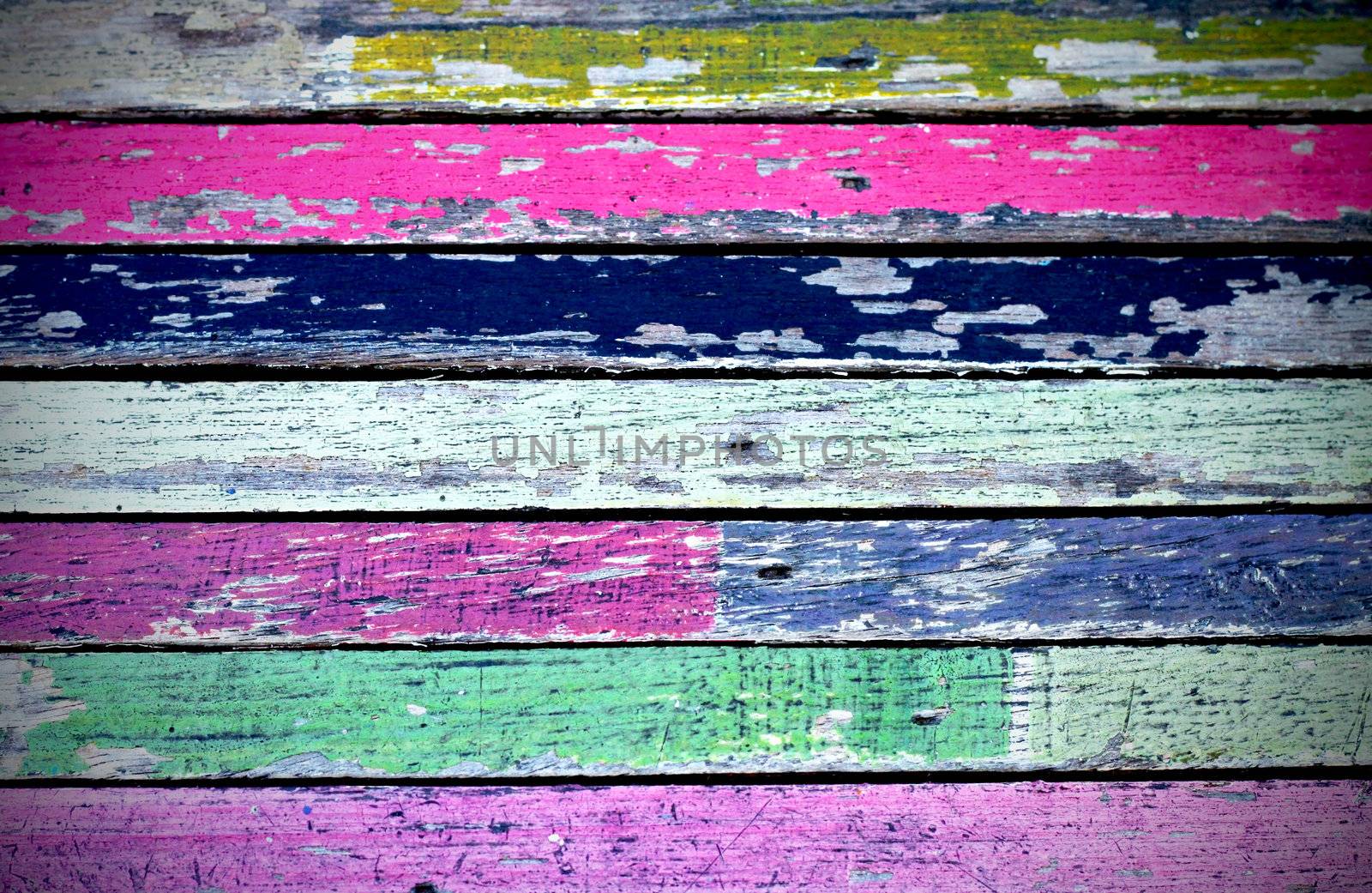 texture of colored grunge wood by nuchylee