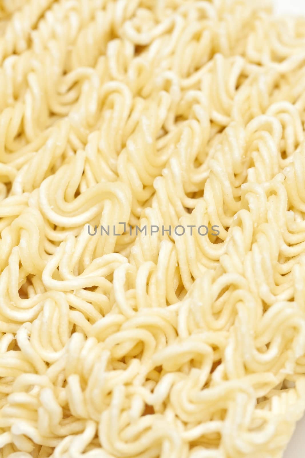 Instant noodles, close-up.