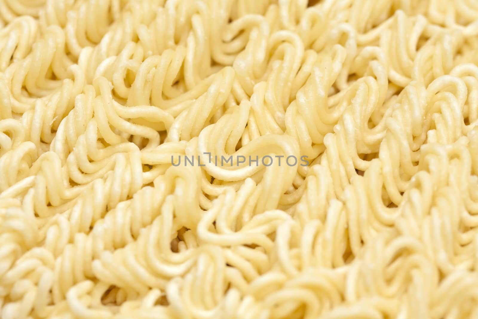 Instant noodles, close-up.