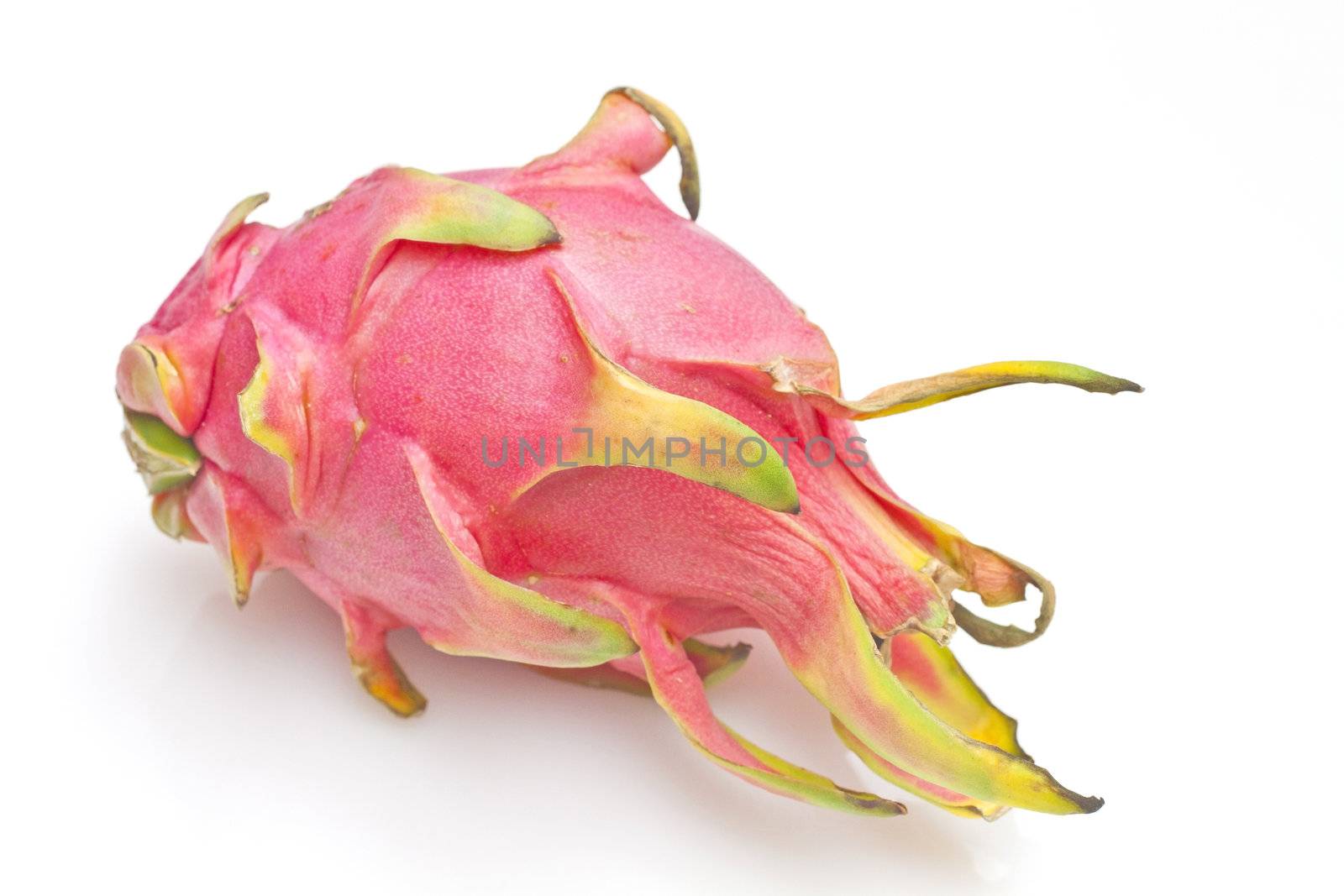 Dragon fruit isolated on white background by kawing921
