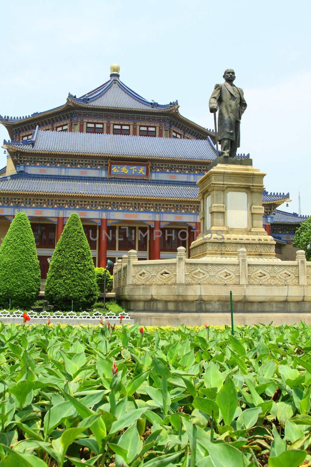 Sun Yat-sen Memorial Hall in Guangzhou, China  by kawing921