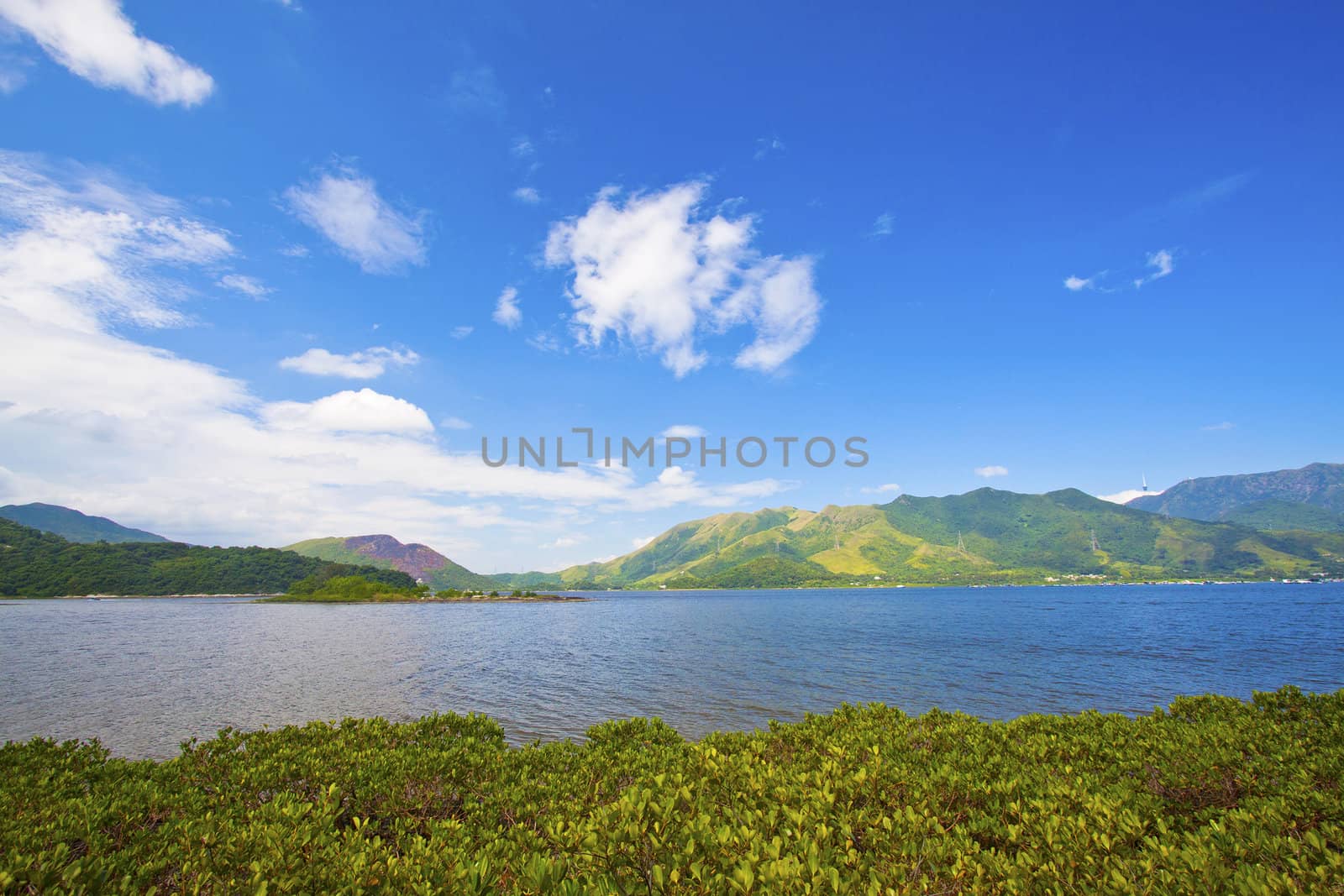 Coast landscape in Hong Kong