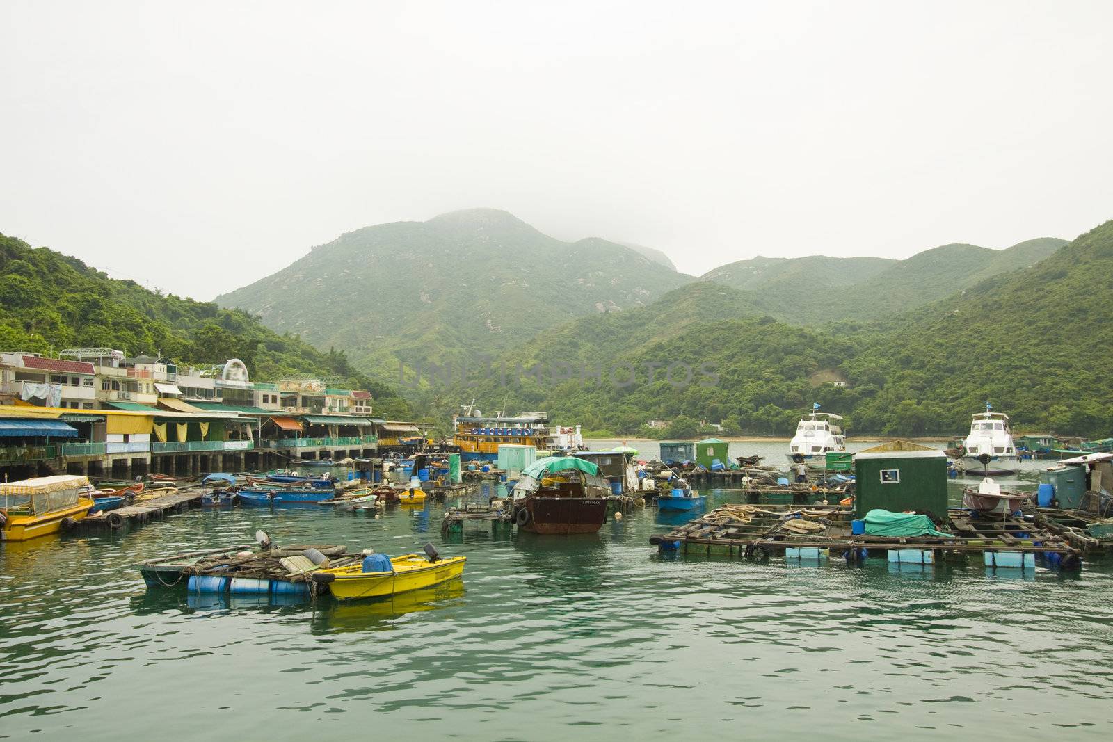 Fishing village in Hong Kong by kawing921