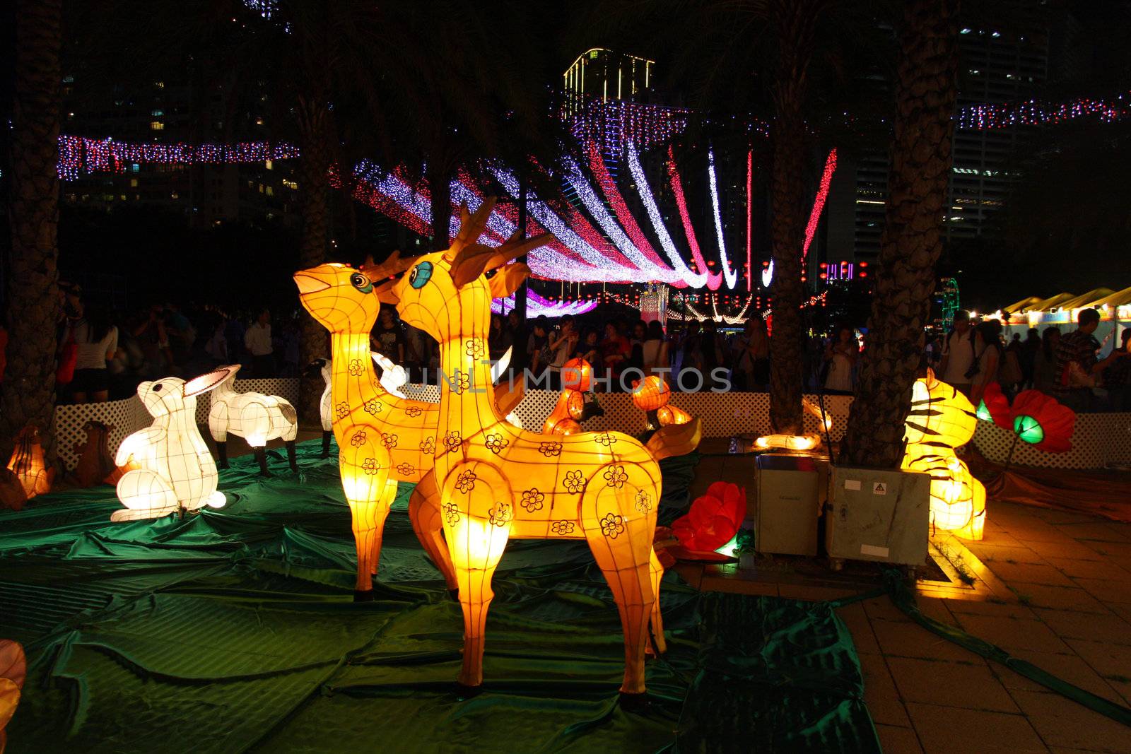 Victoria Park Mid-Autumn Lantern Carnival in Hong Kong by kawing921