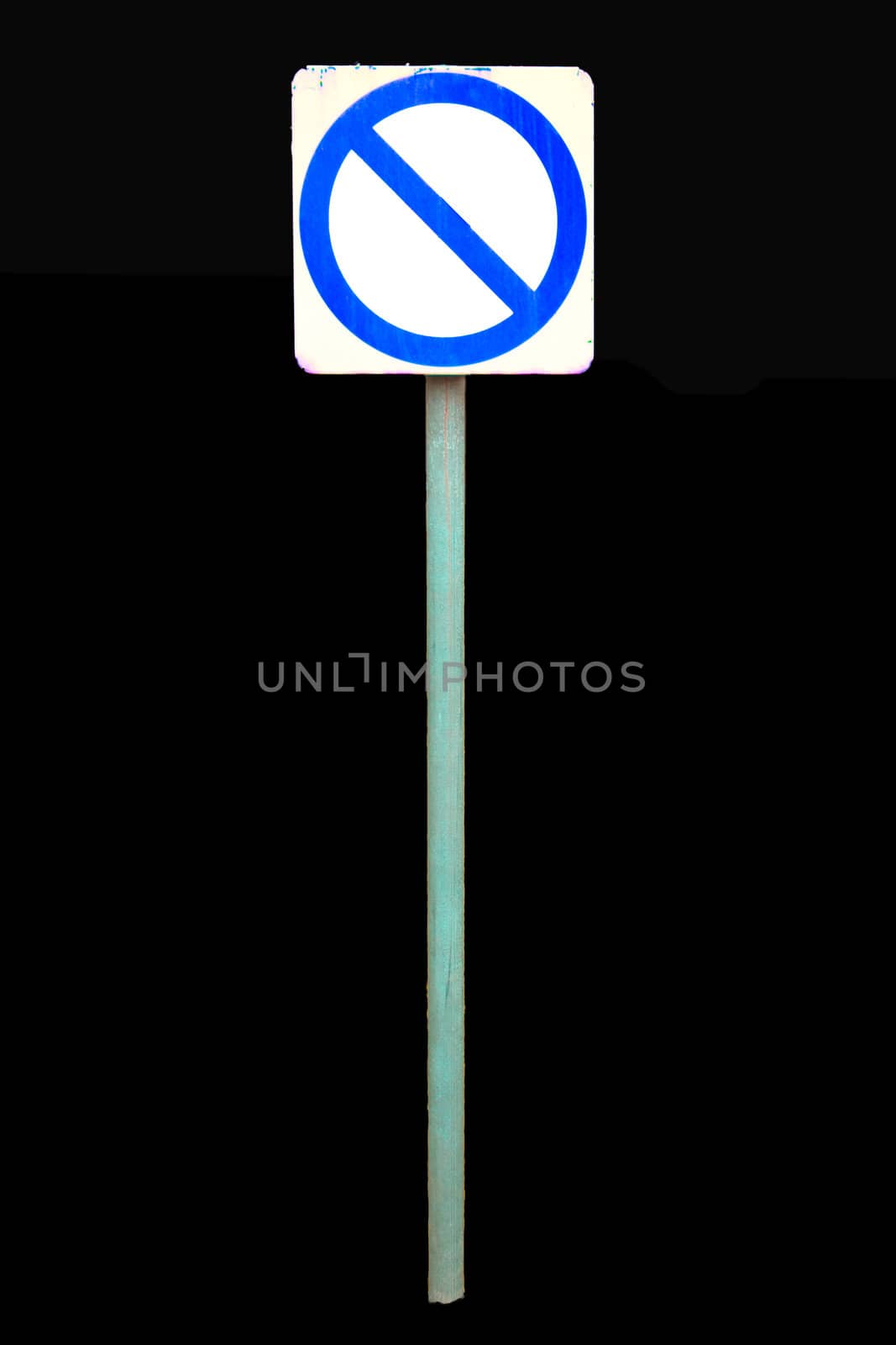 Do not have a banner on a white background isolated on black background.