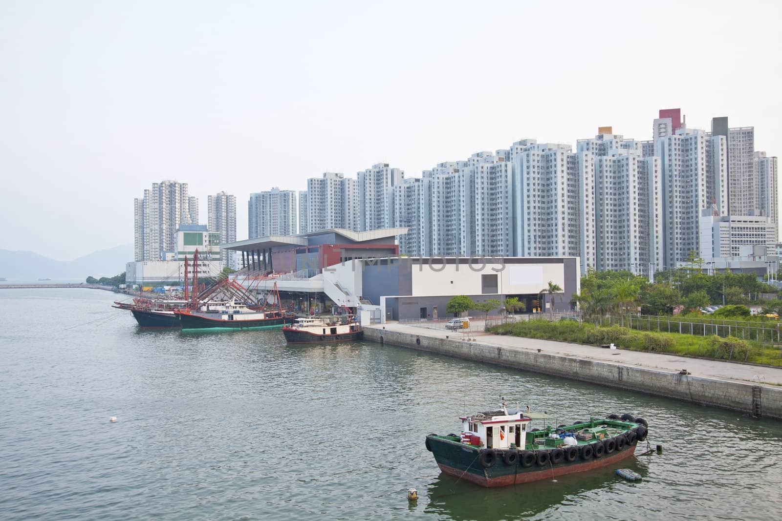 Tuen Mun, one of a Hong Kong downtown.