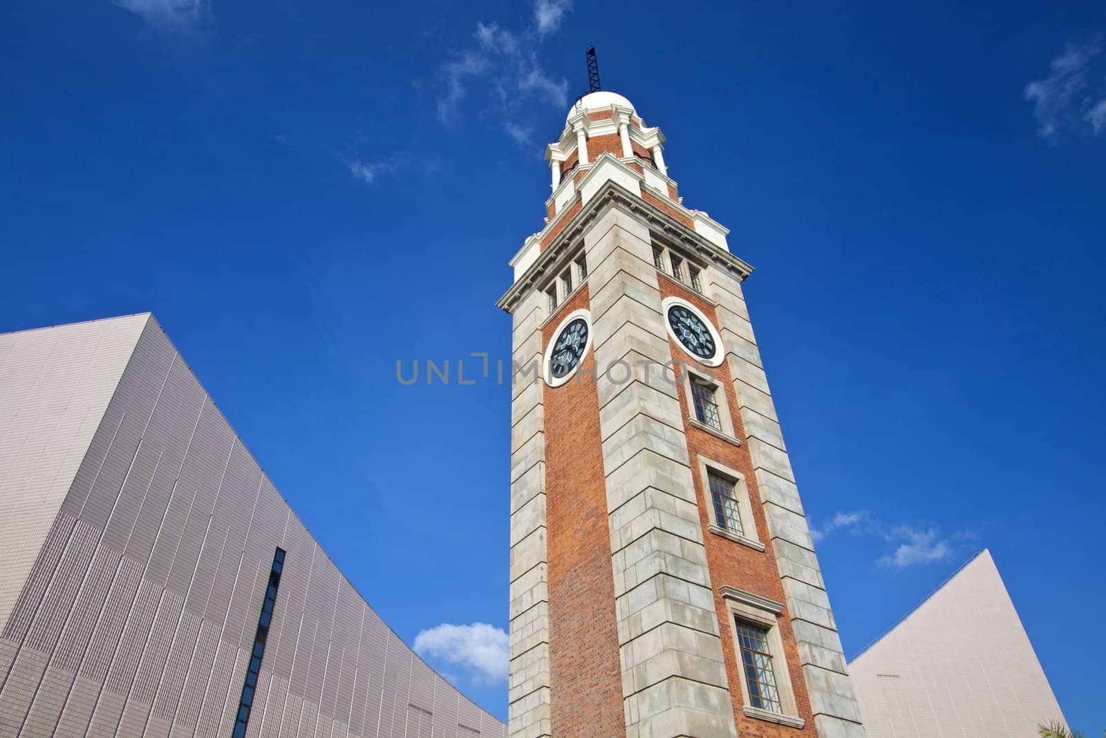 Clock tower in Hong Kong, it is one of the landmark in Tsim Sha Tsui.