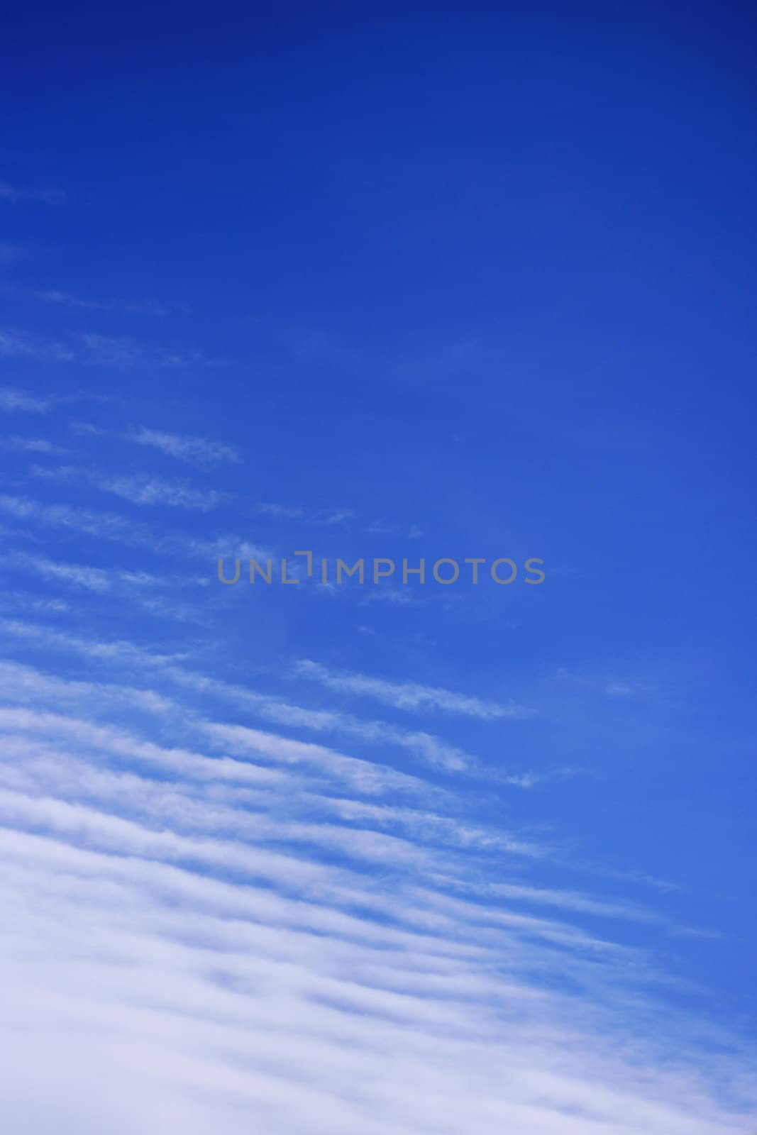 Blue sky with a white clouds