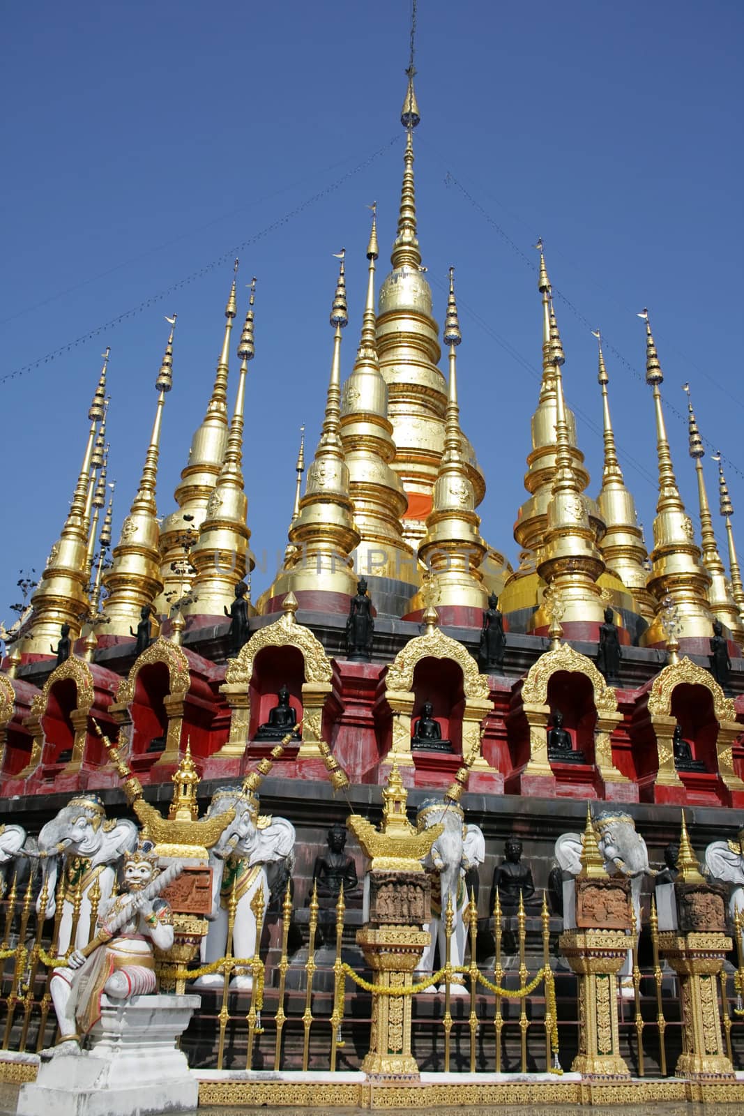 Pagoda, Wat Phra That Suthon Mongkhon Khiri, Thailand