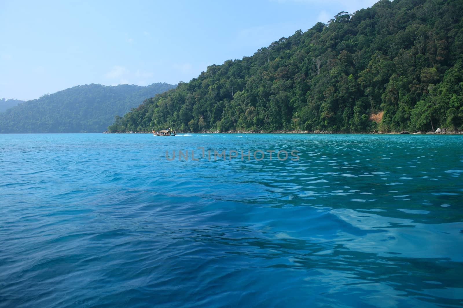 Blue sea, Koh Surin national park, Thailand