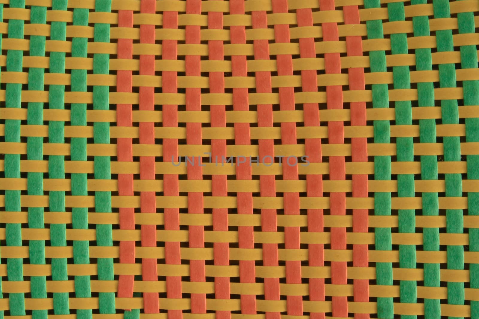 Pink, blue and yellow color twill weave