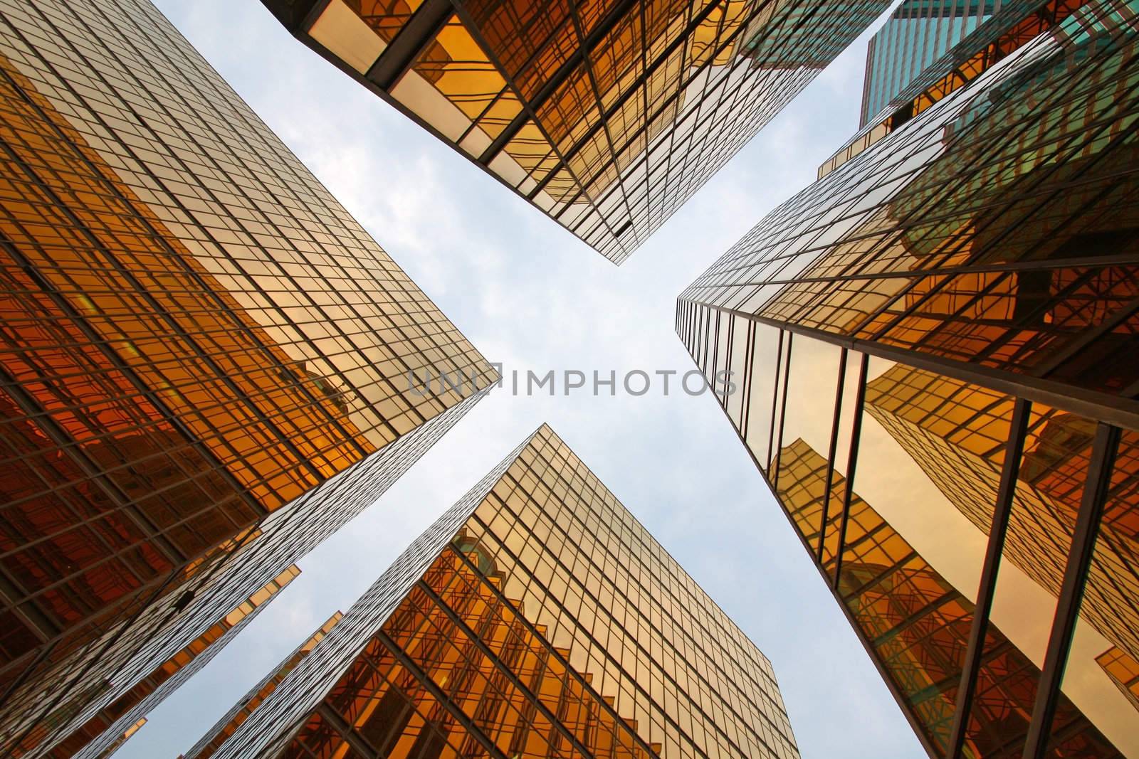 Office buildings at day time