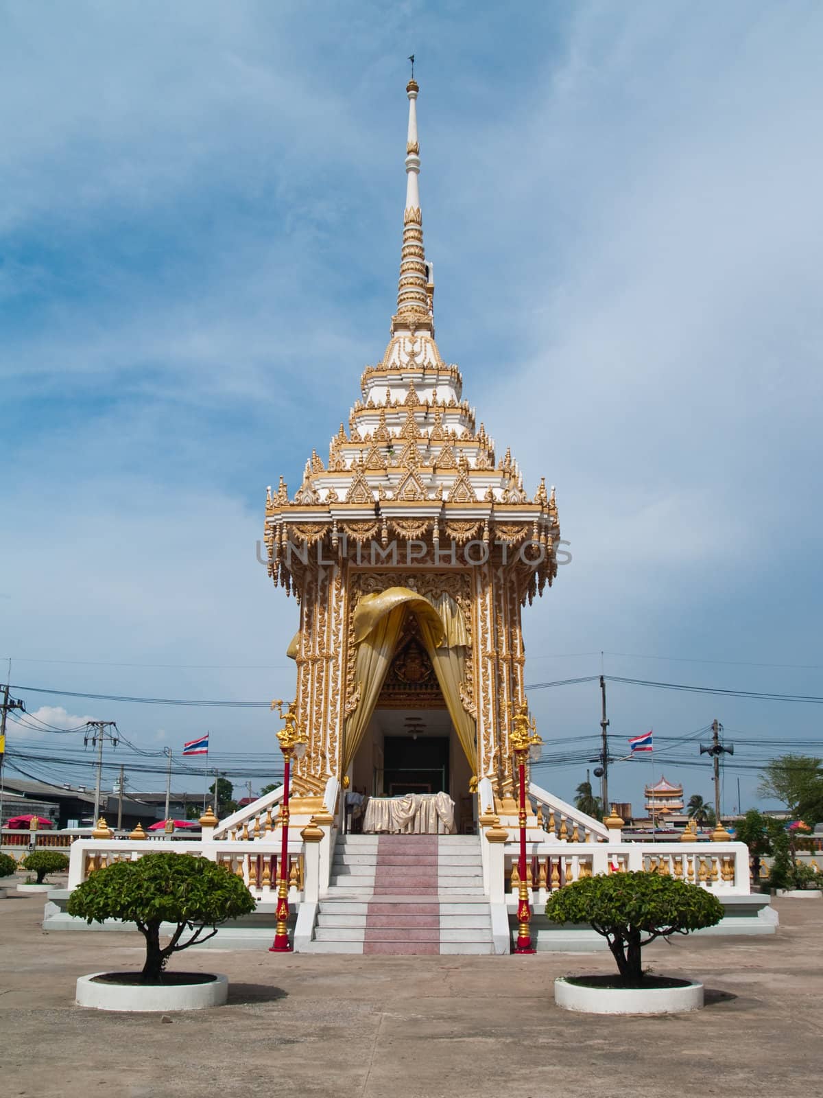 Crematory of Nang Sao Temple, Samut Sakhon, Thailand