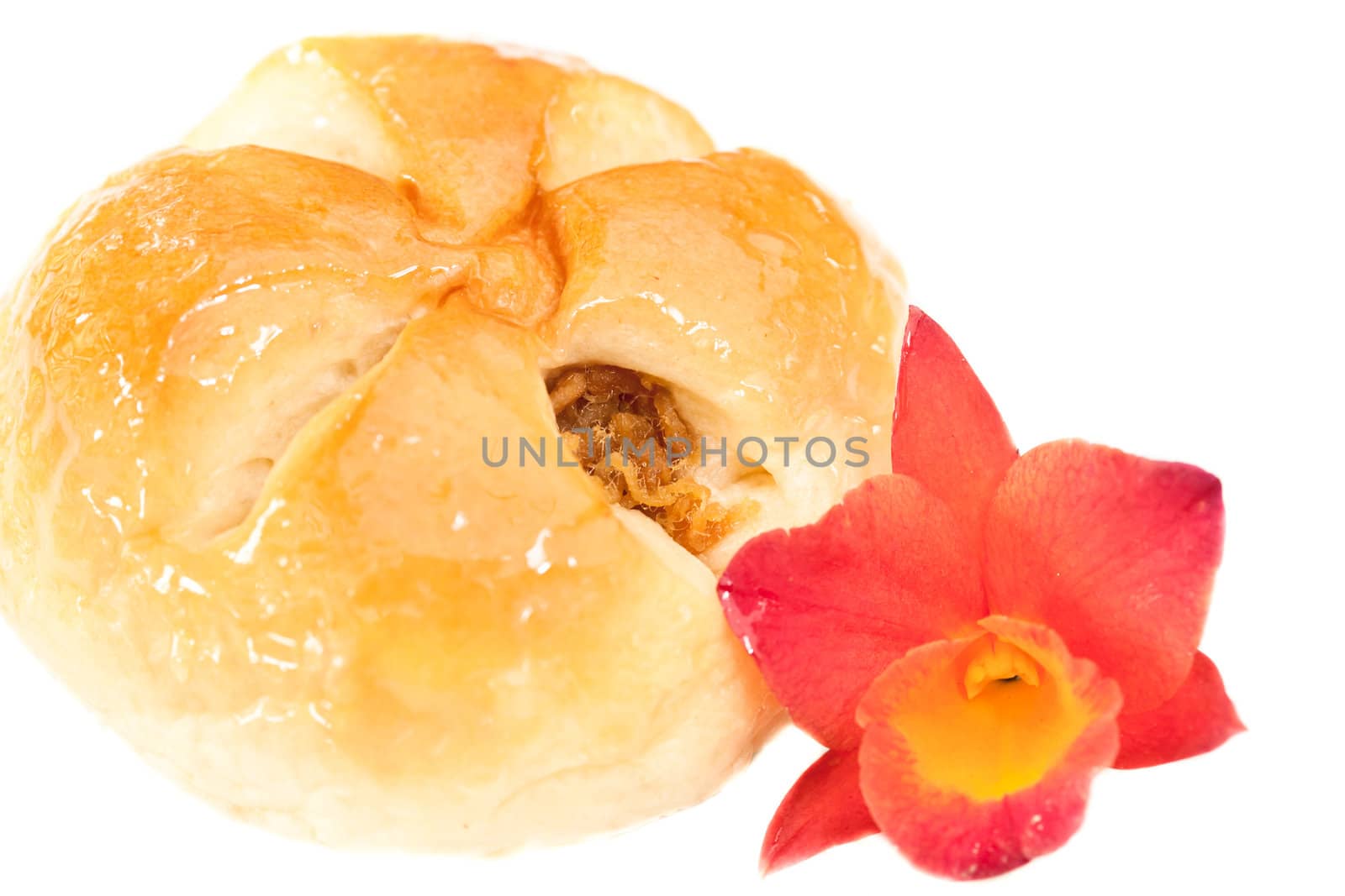 Bread with dried shredded pork