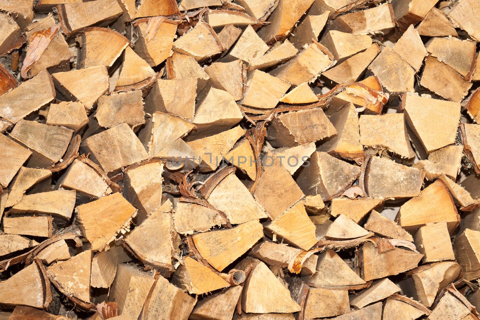 Stacked fire wood background by Jaykayl