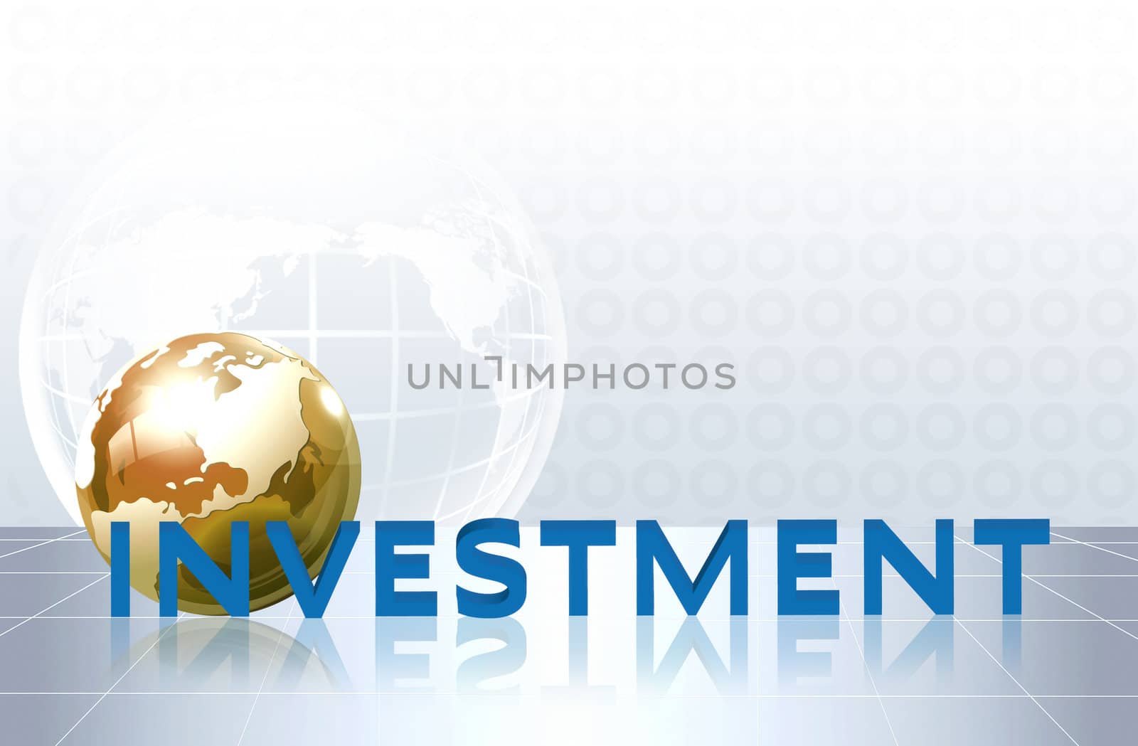 word investment - business concept  by rufous