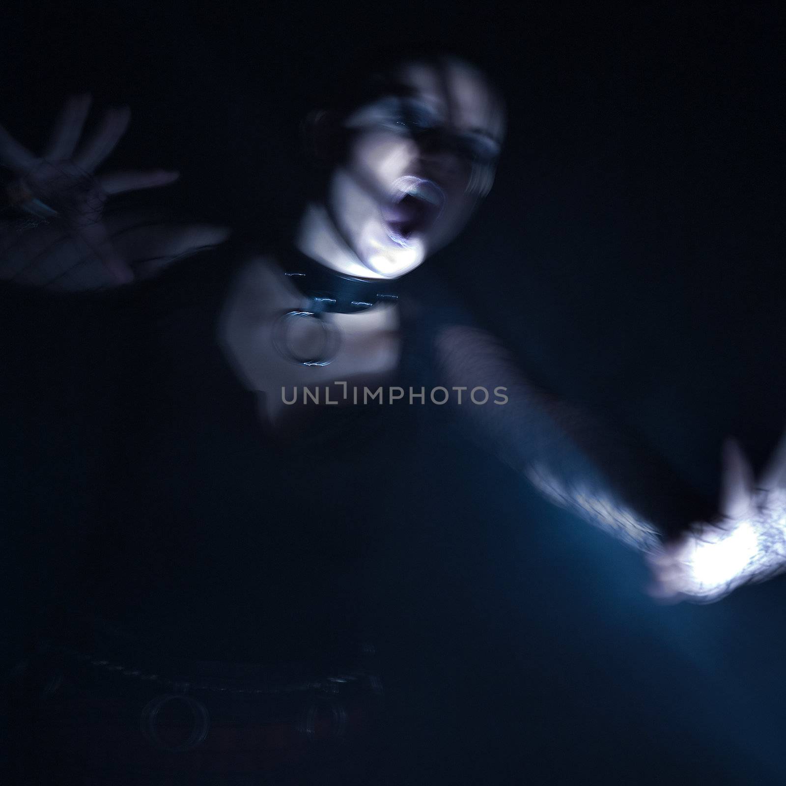 Alternative woman attacked by light source of a unknown kind by DNFStyle