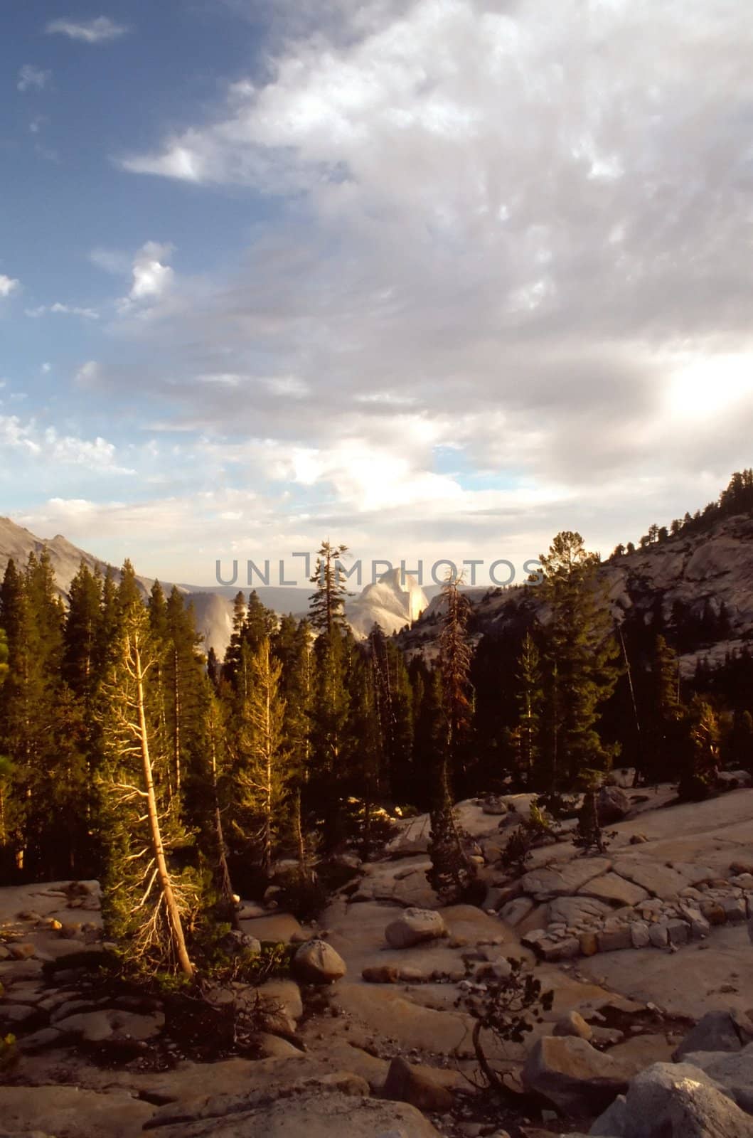 Olmsted Point, located in Yosemite National Park, is a viewing area like Glacier Point that offers an amazing view looking South-West into Yosemite.