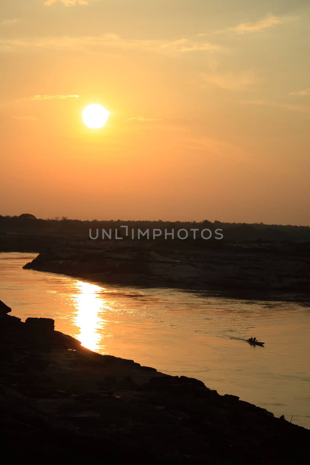 A image of Landscape and river hill