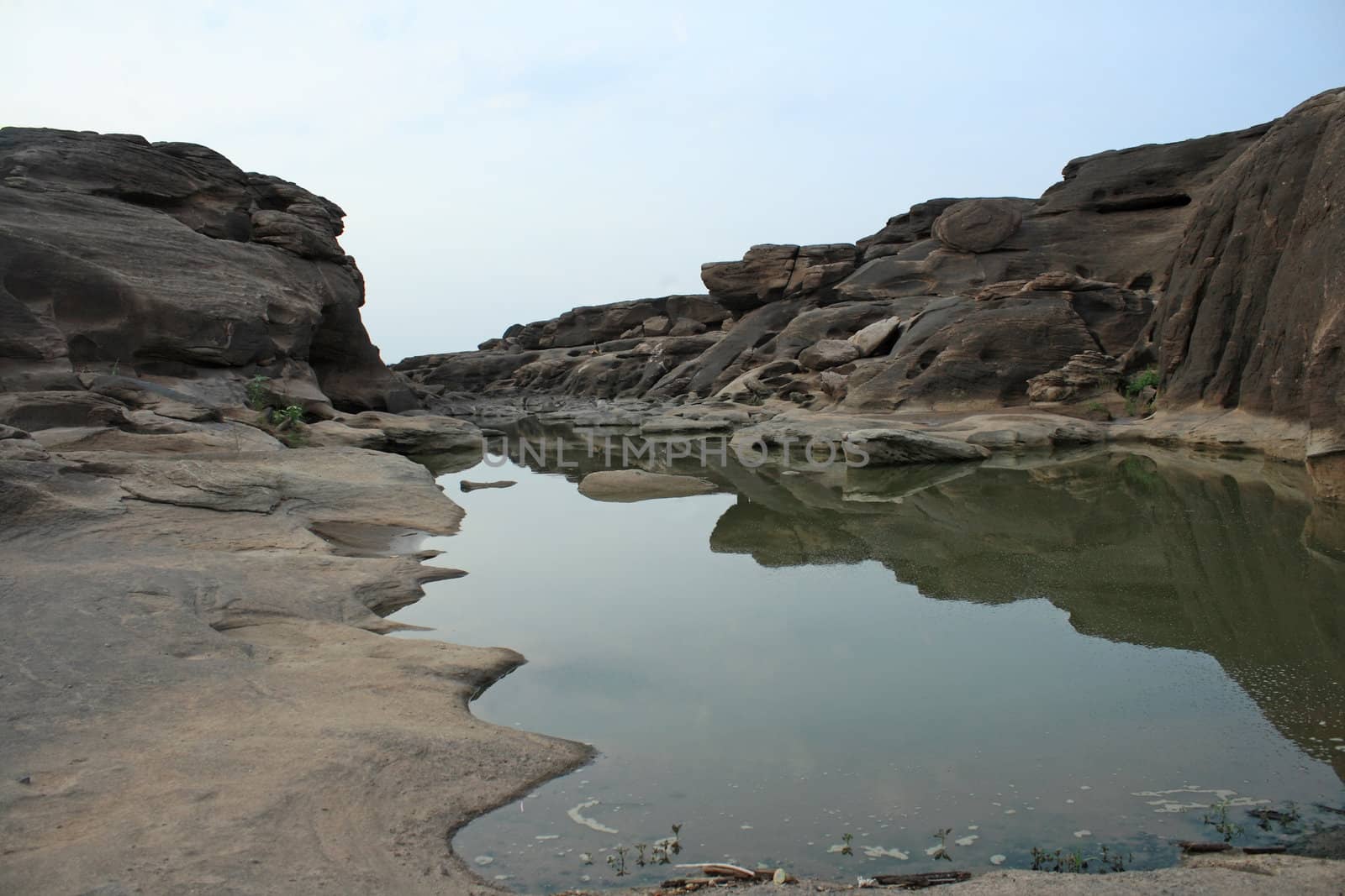 A image of Landscape and river hill