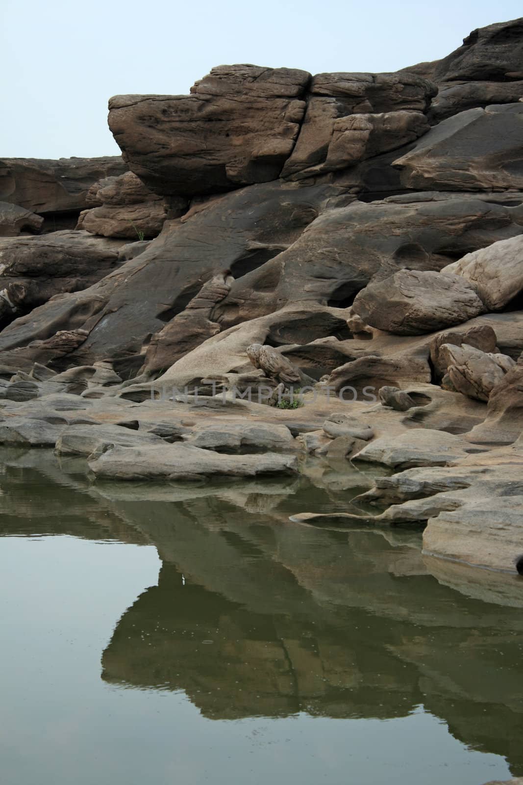 A image of Landscape and river hill