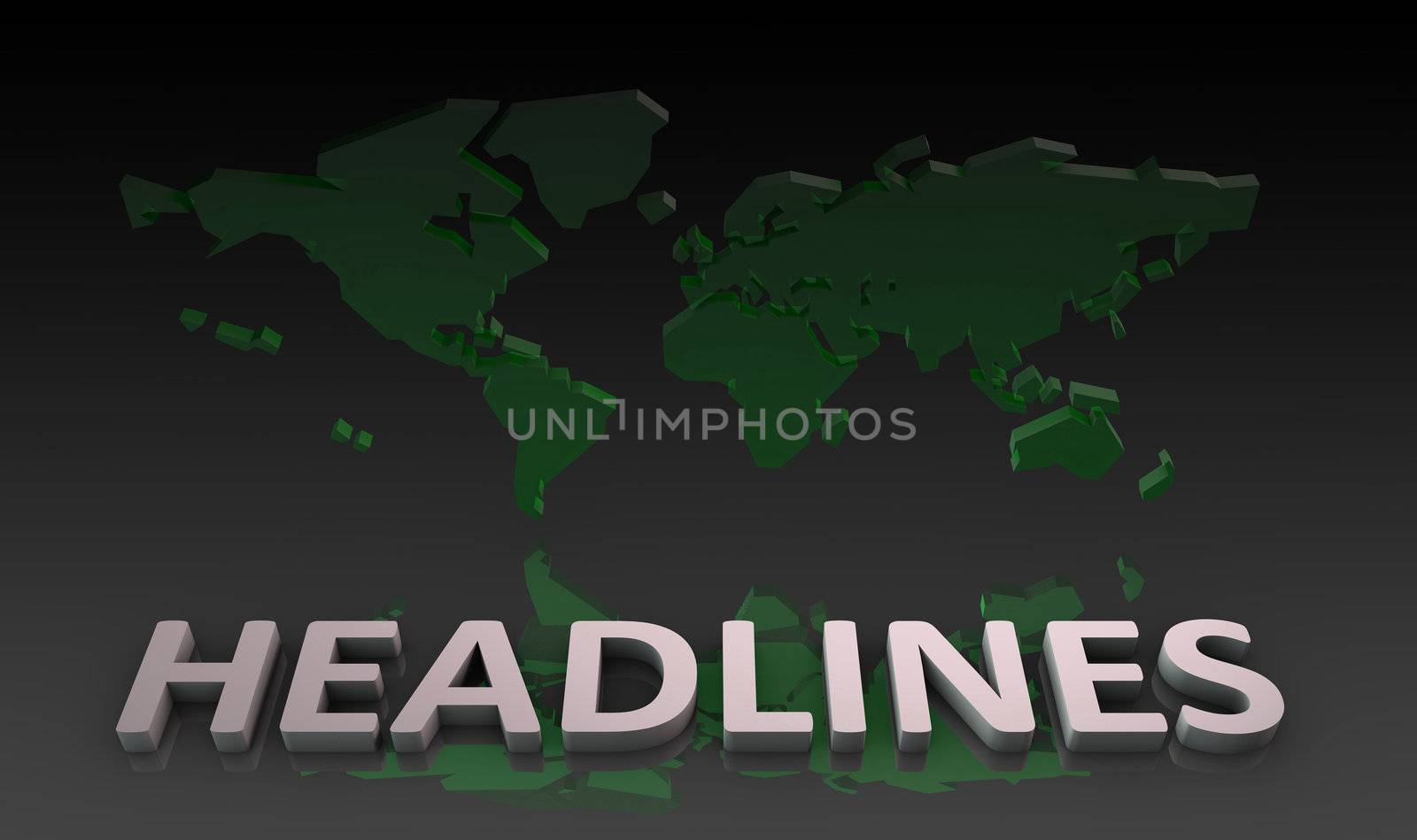 World Headlines from Global News in 3d