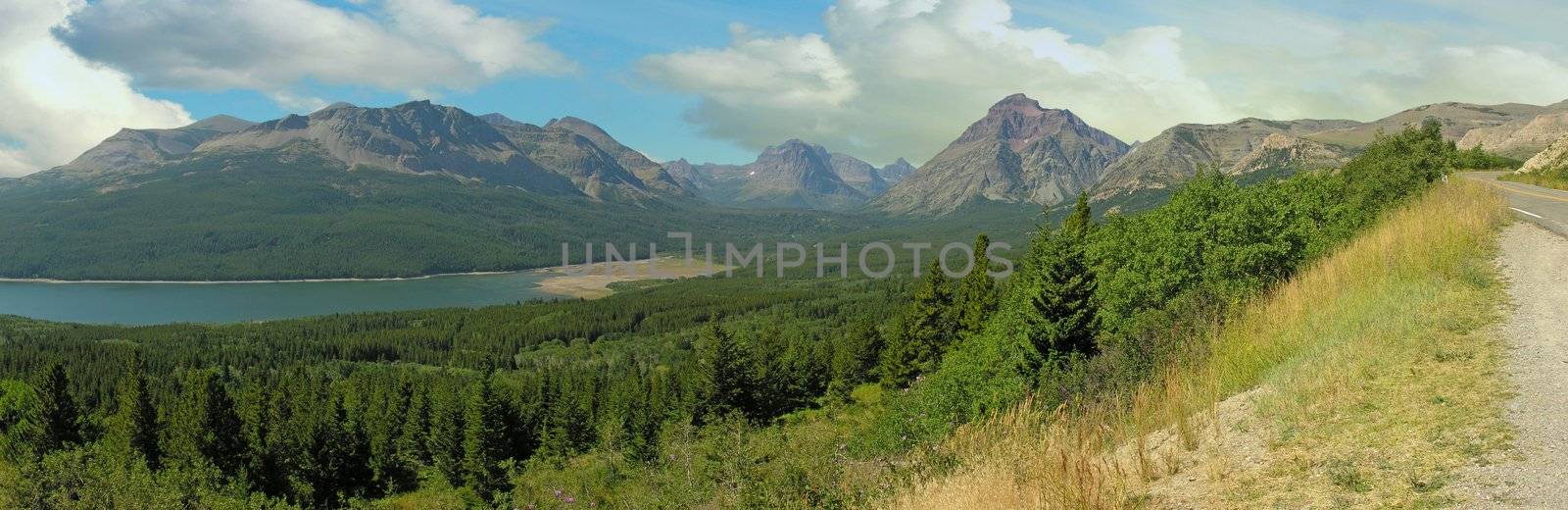 Panoramic view of Glacier National Park by jovannig