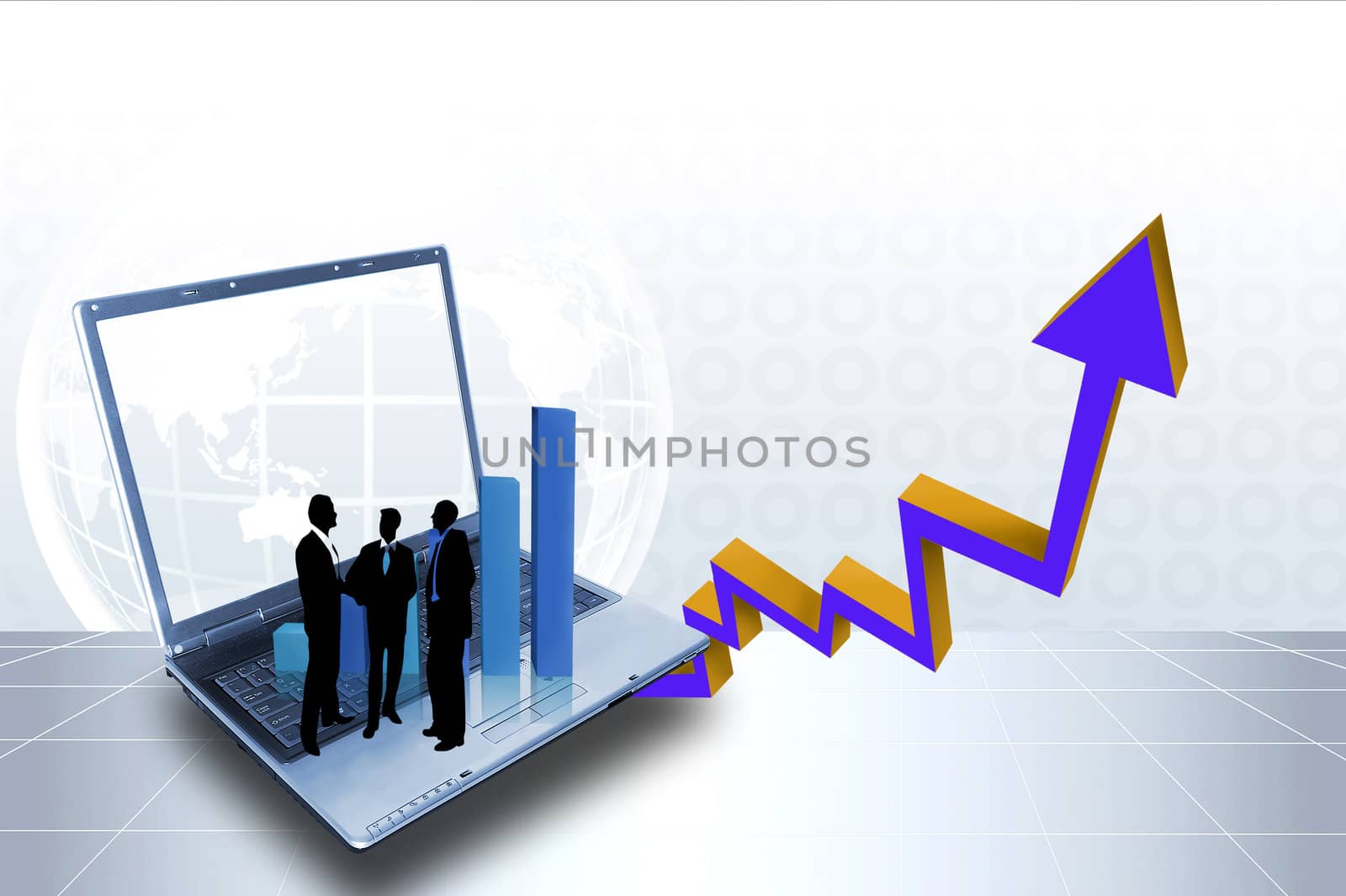 arrow graph showing high growth anything by rufous