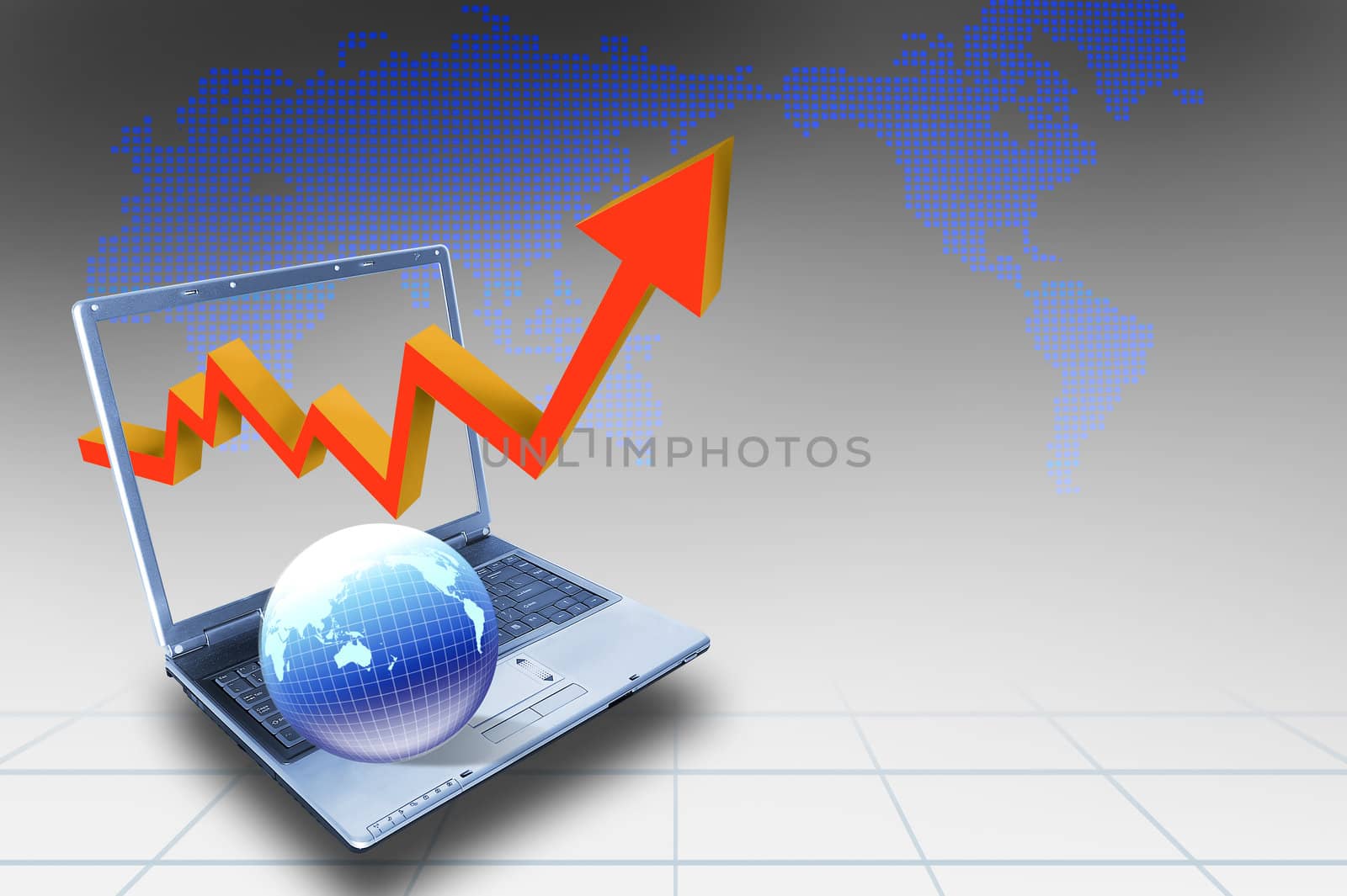 arrow graph showing high growth anything by rufous